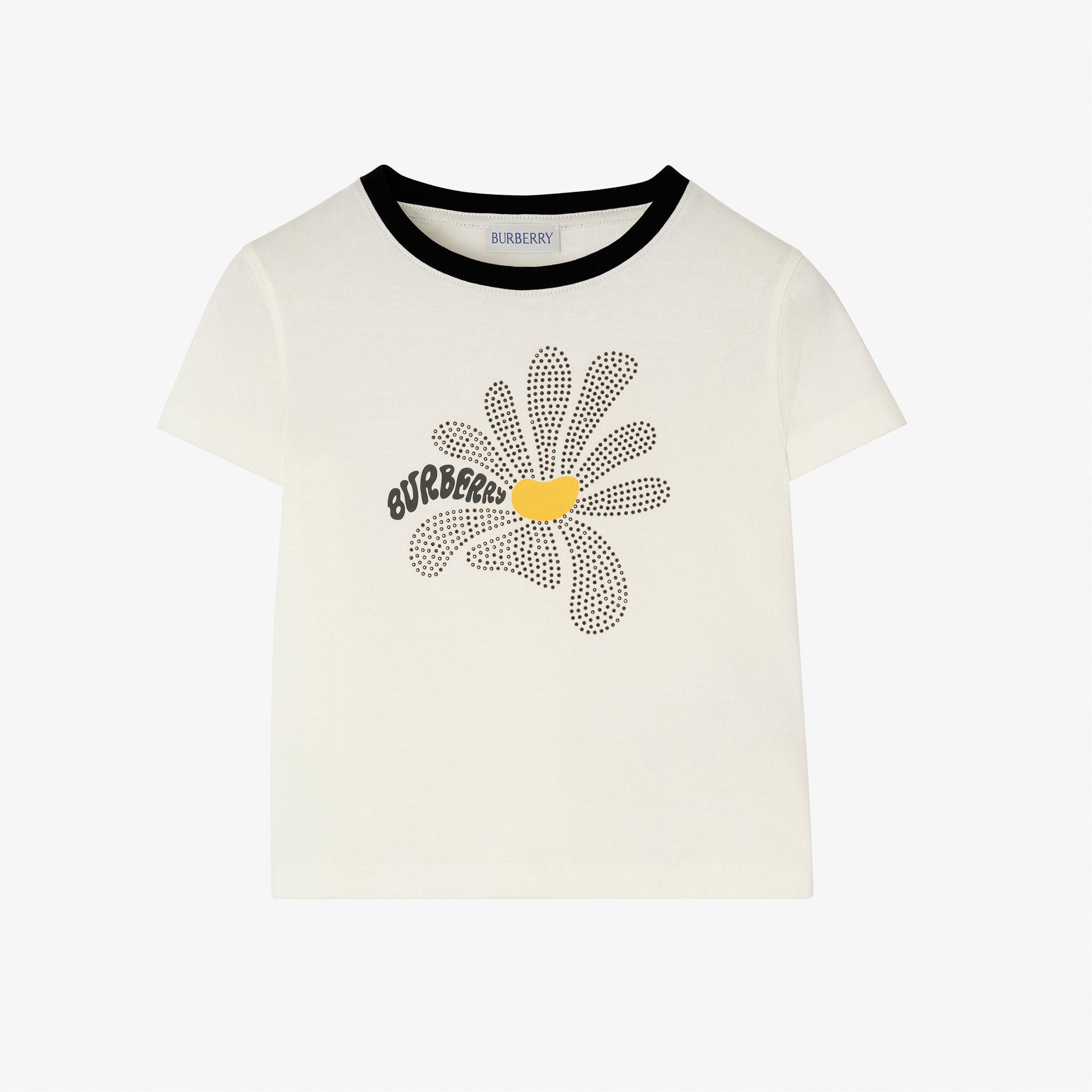 Burberry Pippy Çocuk Beyaz T-Shirt