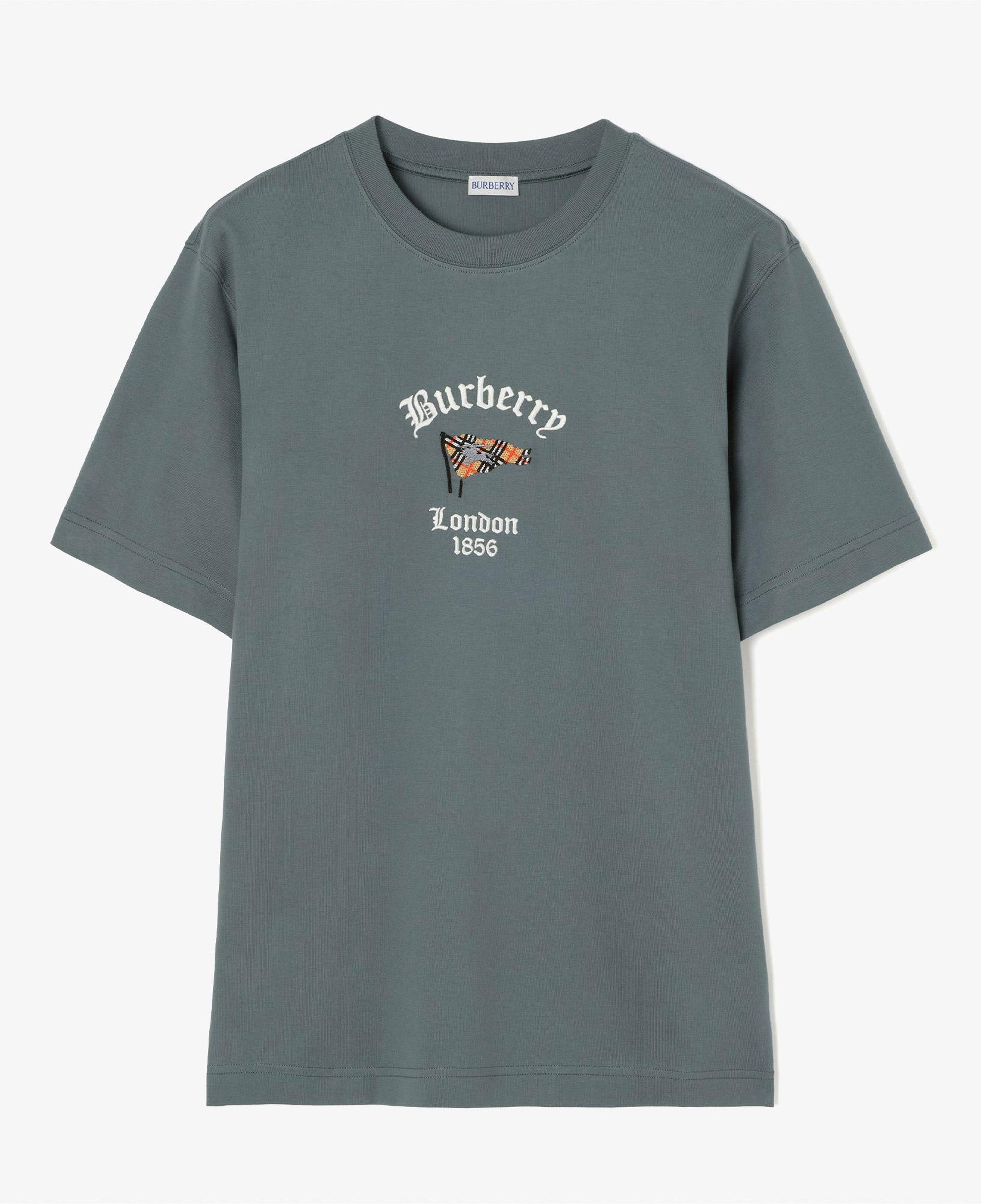 Burberry Ryan Flag Erkek Mavi T-Shirt