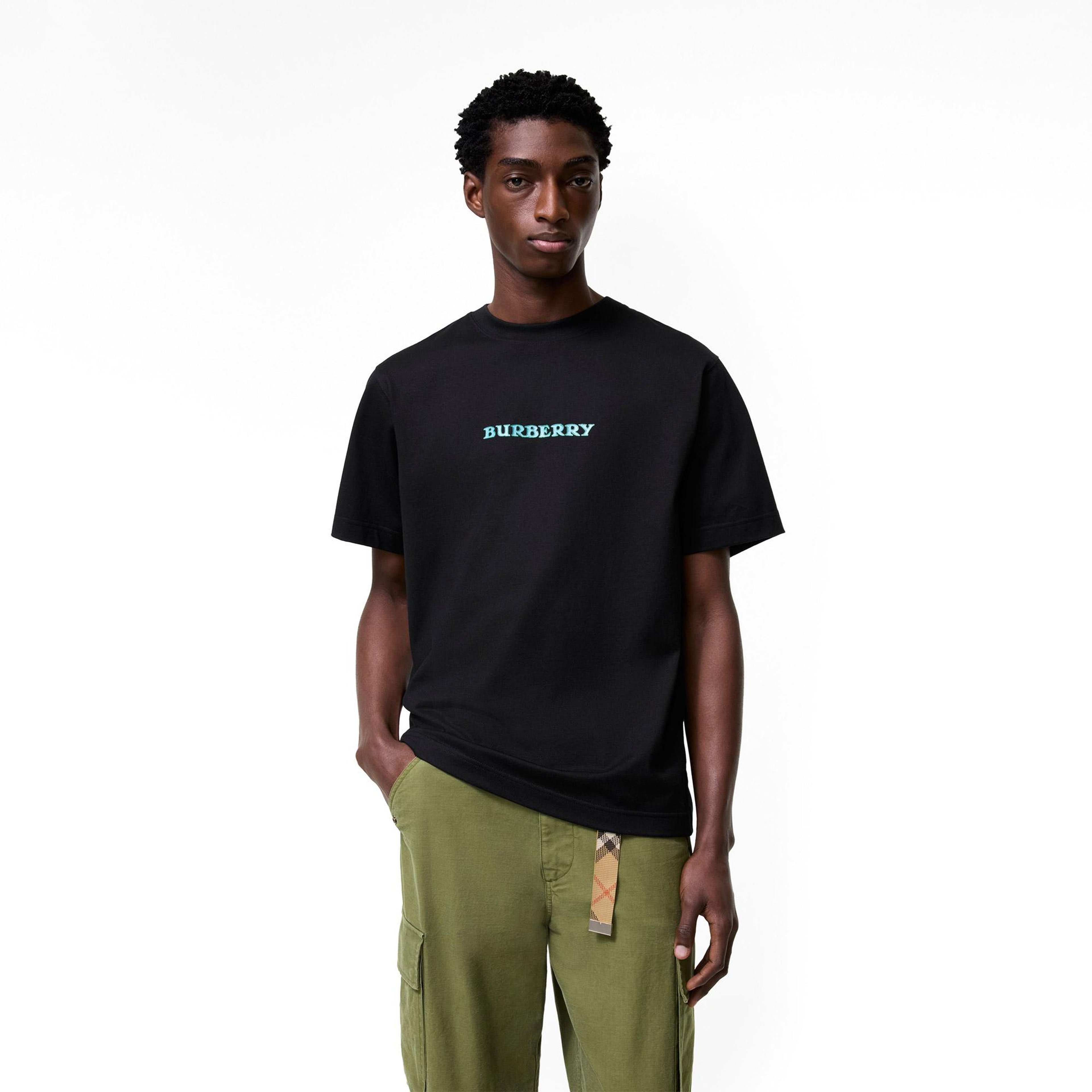 Burberry Ryan Big Ekd Erkek Siyah T-Shirt