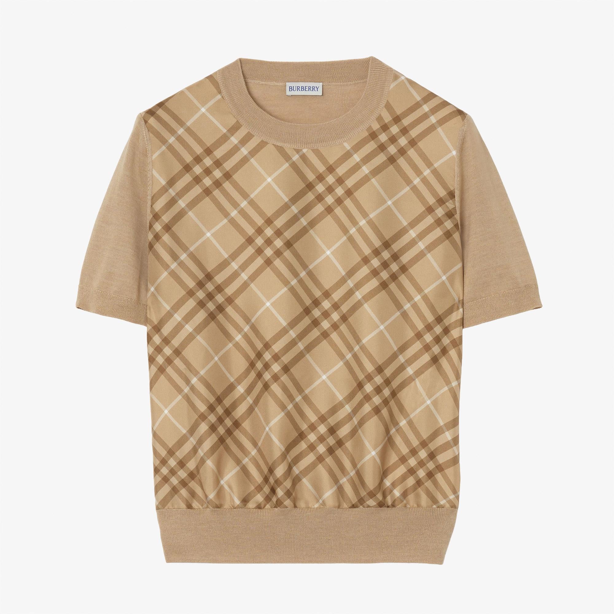 Burberry Sandrina Slk Kadın Kahverengi Triko