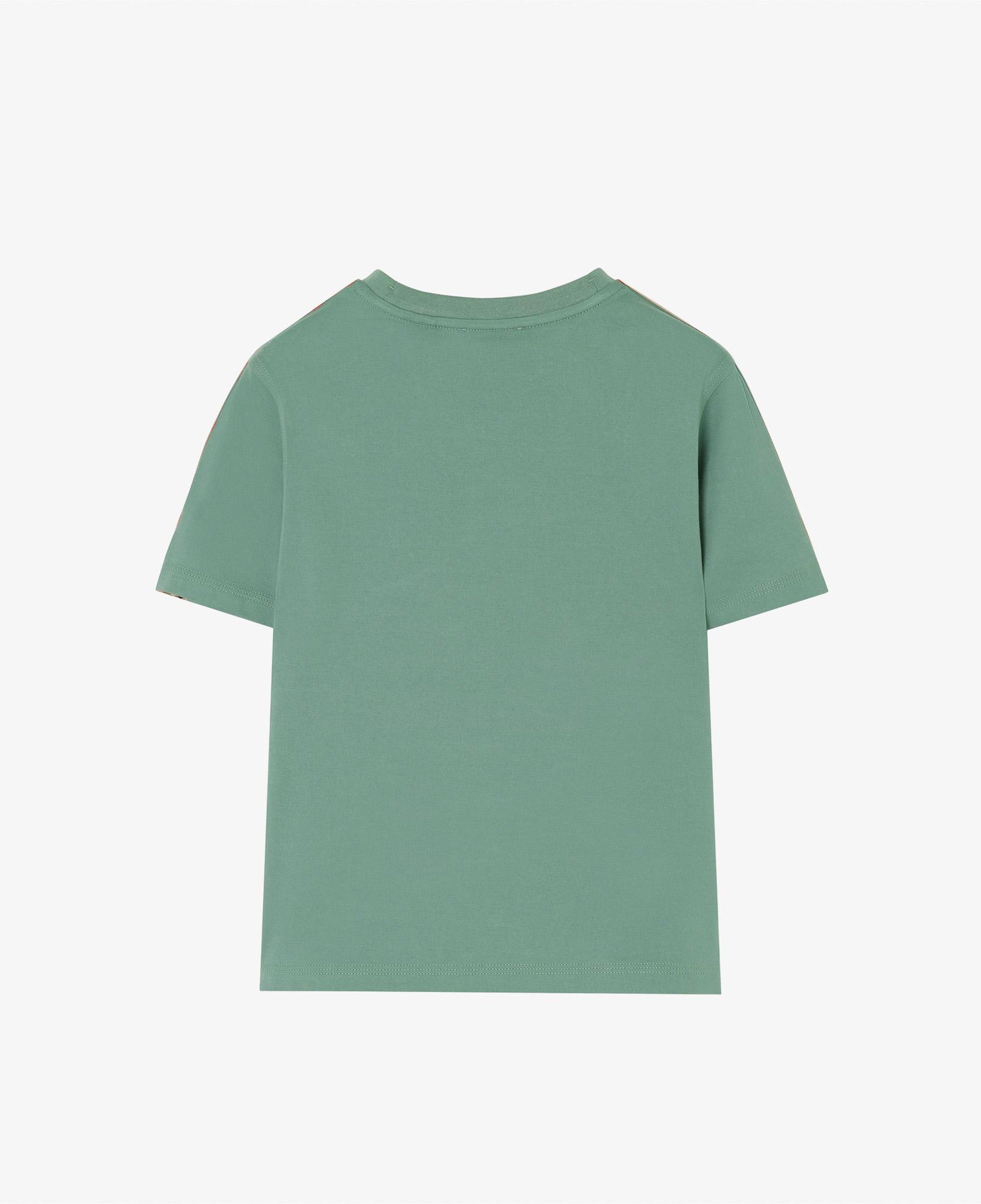 Burberry Cedar Check Tape Çocuk Yeşil T-Shirt