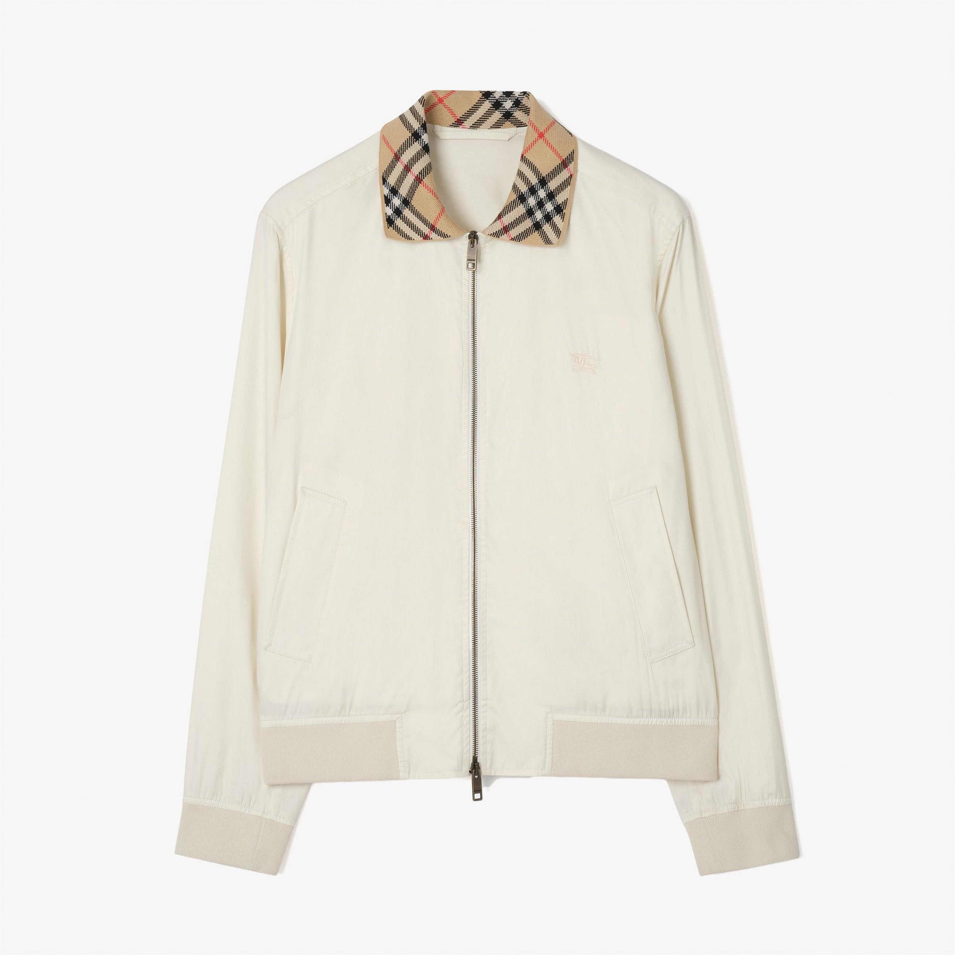 Burberry Glenfields Erkek Beyaz Mont