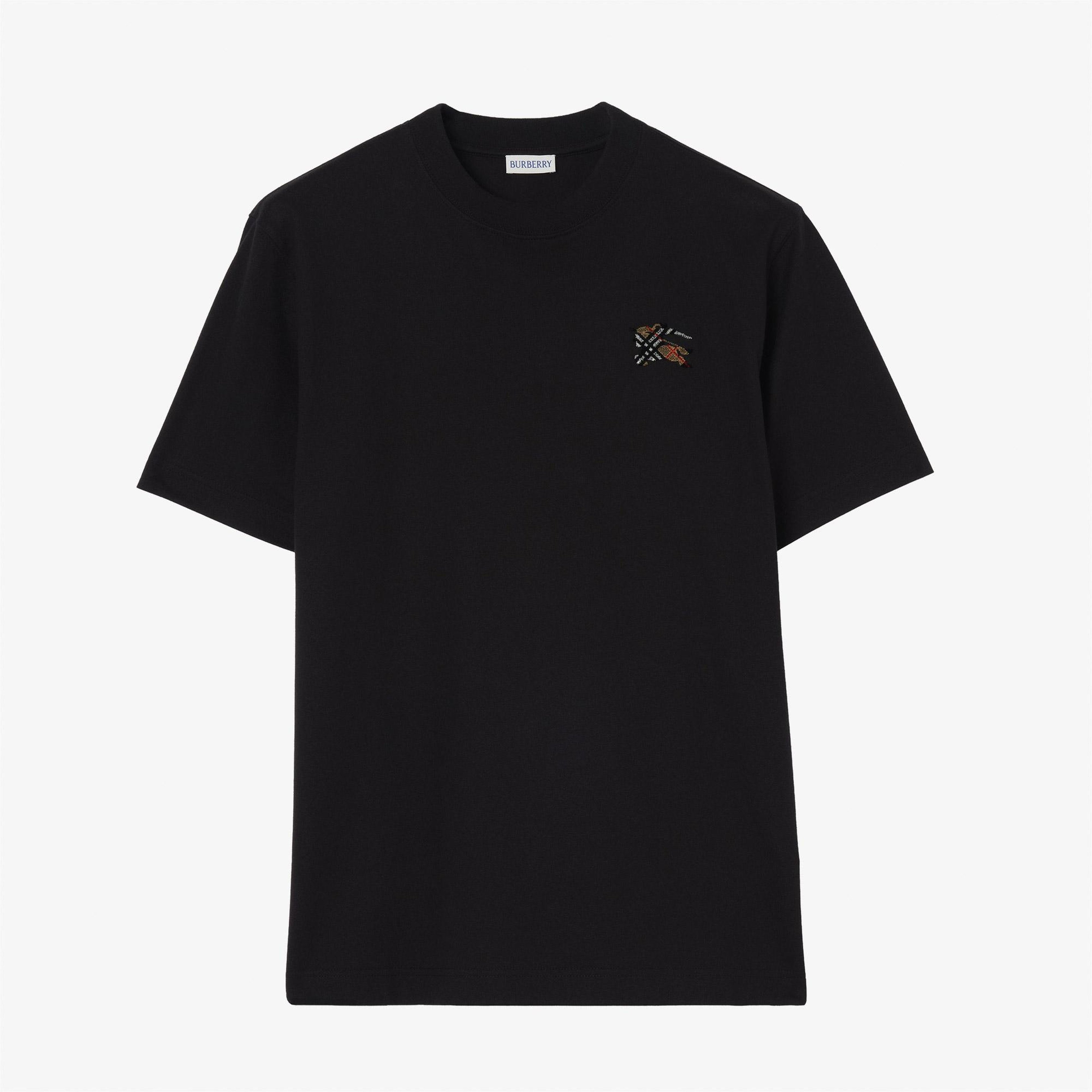 Burberry Seth Tfg Ekd Erkek Siyah T-Shirt