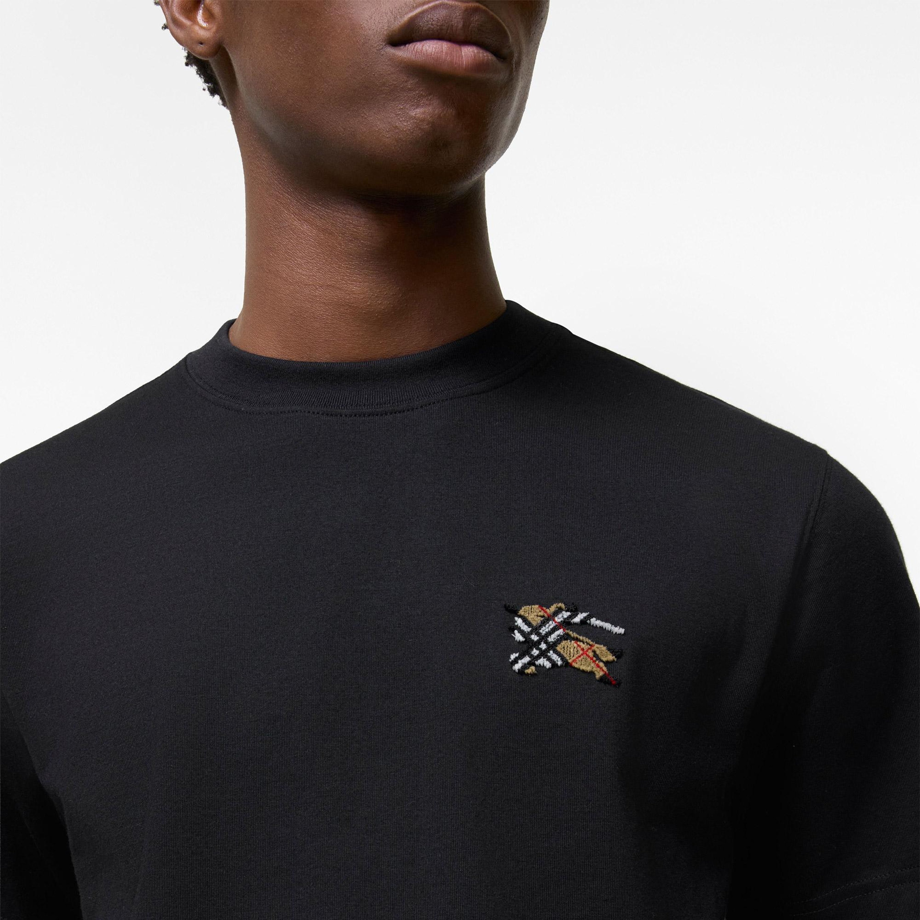 Burberry Seth Tfg Ekd Erkek Siyah T-Shirt