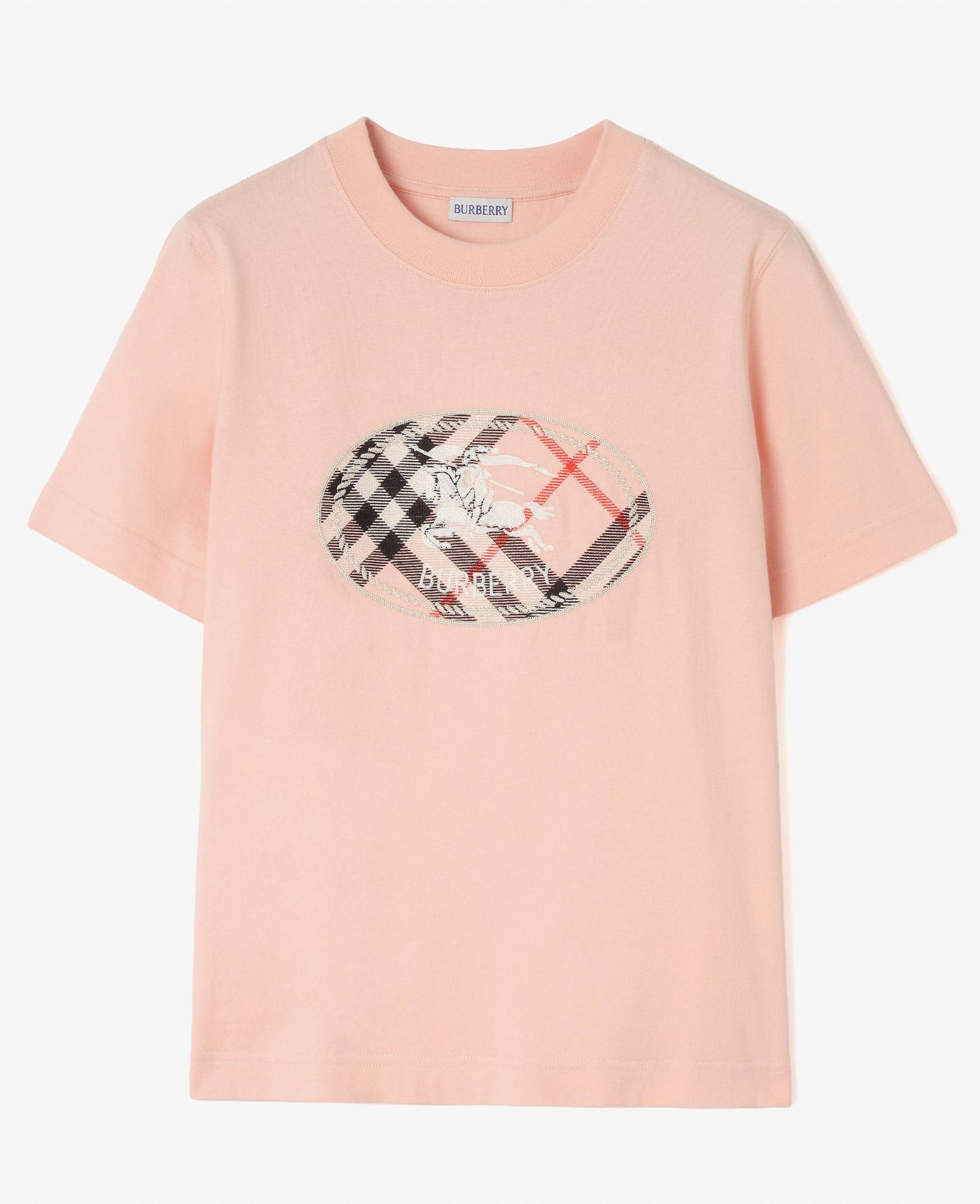 Burberry Frankie Check Kadın Pembe T-Shirt