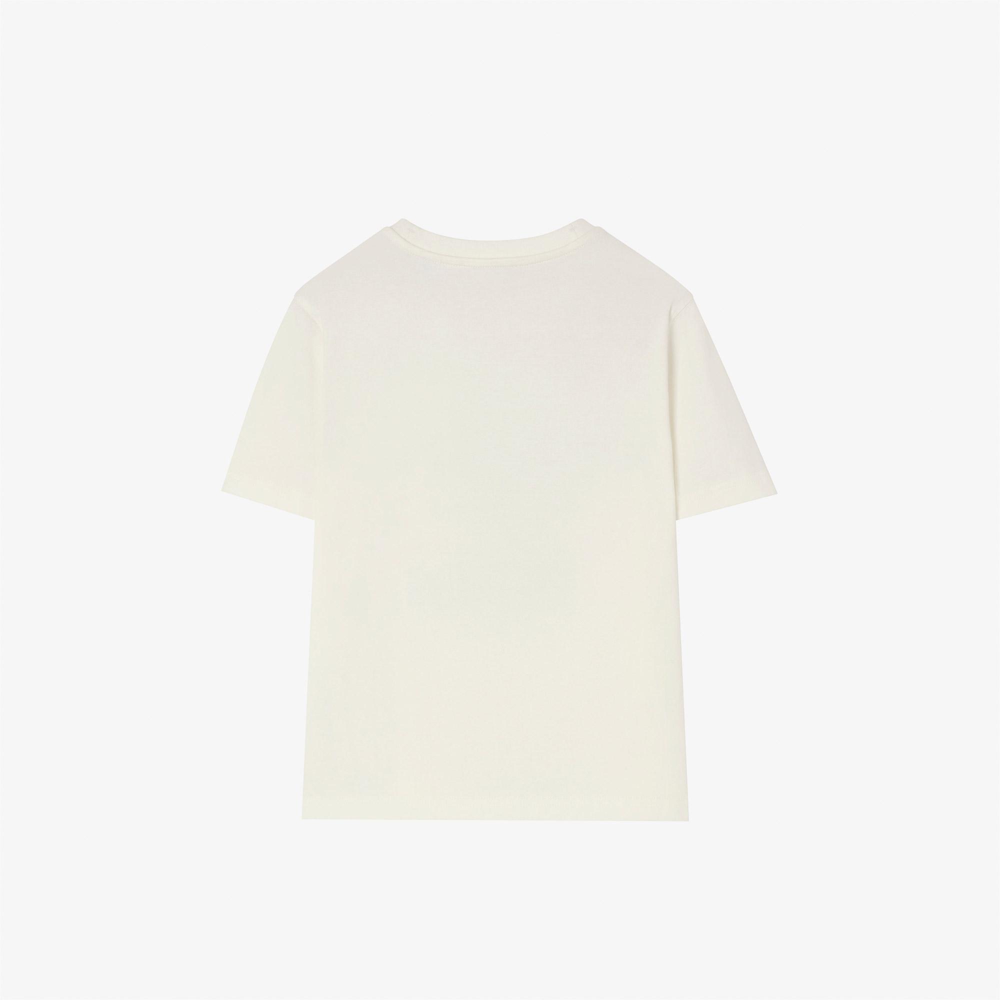 Burberry Cedar Bear Çocuk Beyaz T-Shirt