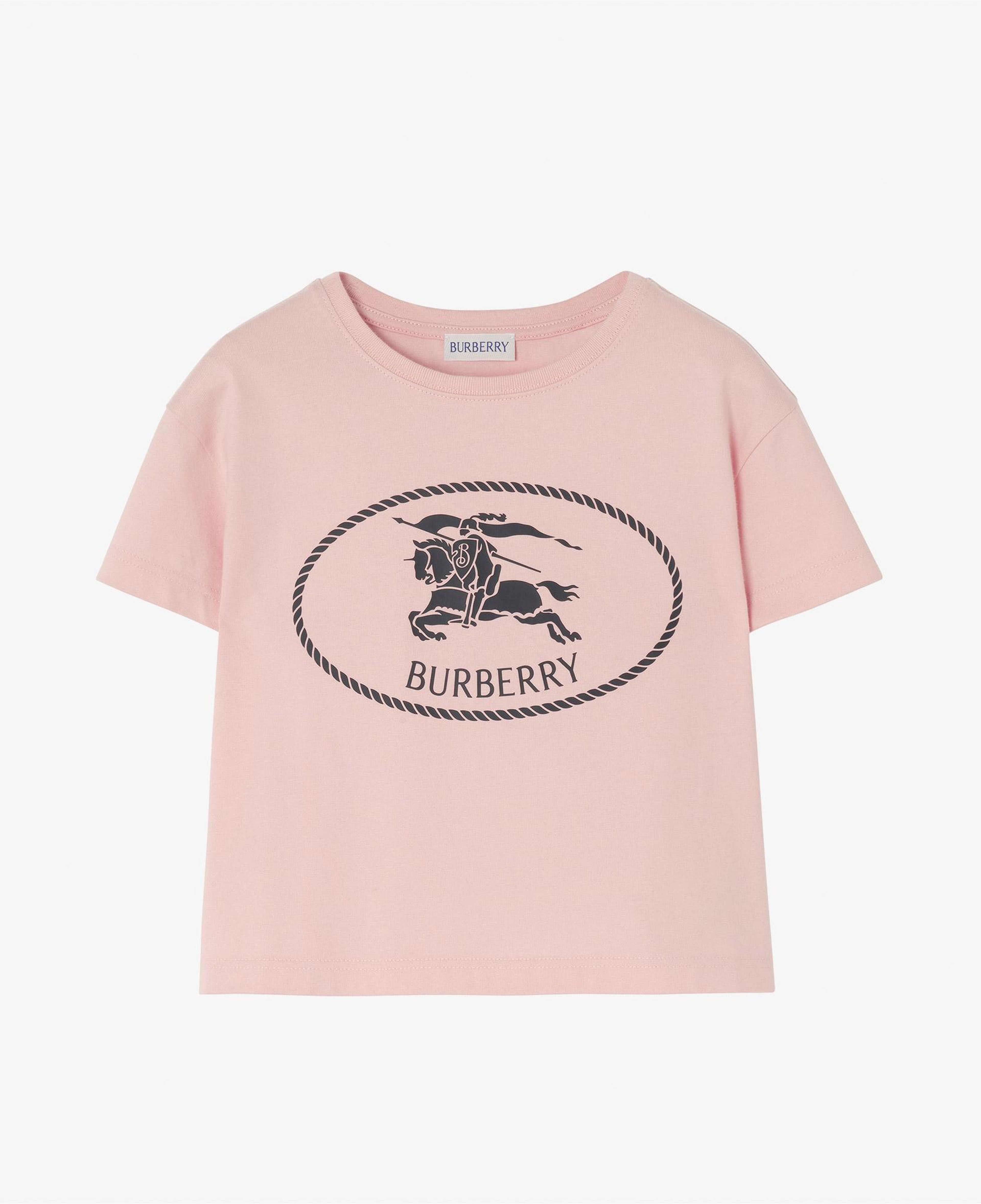Burberry Racheal Crest Çocuk Pembe T-Shirt