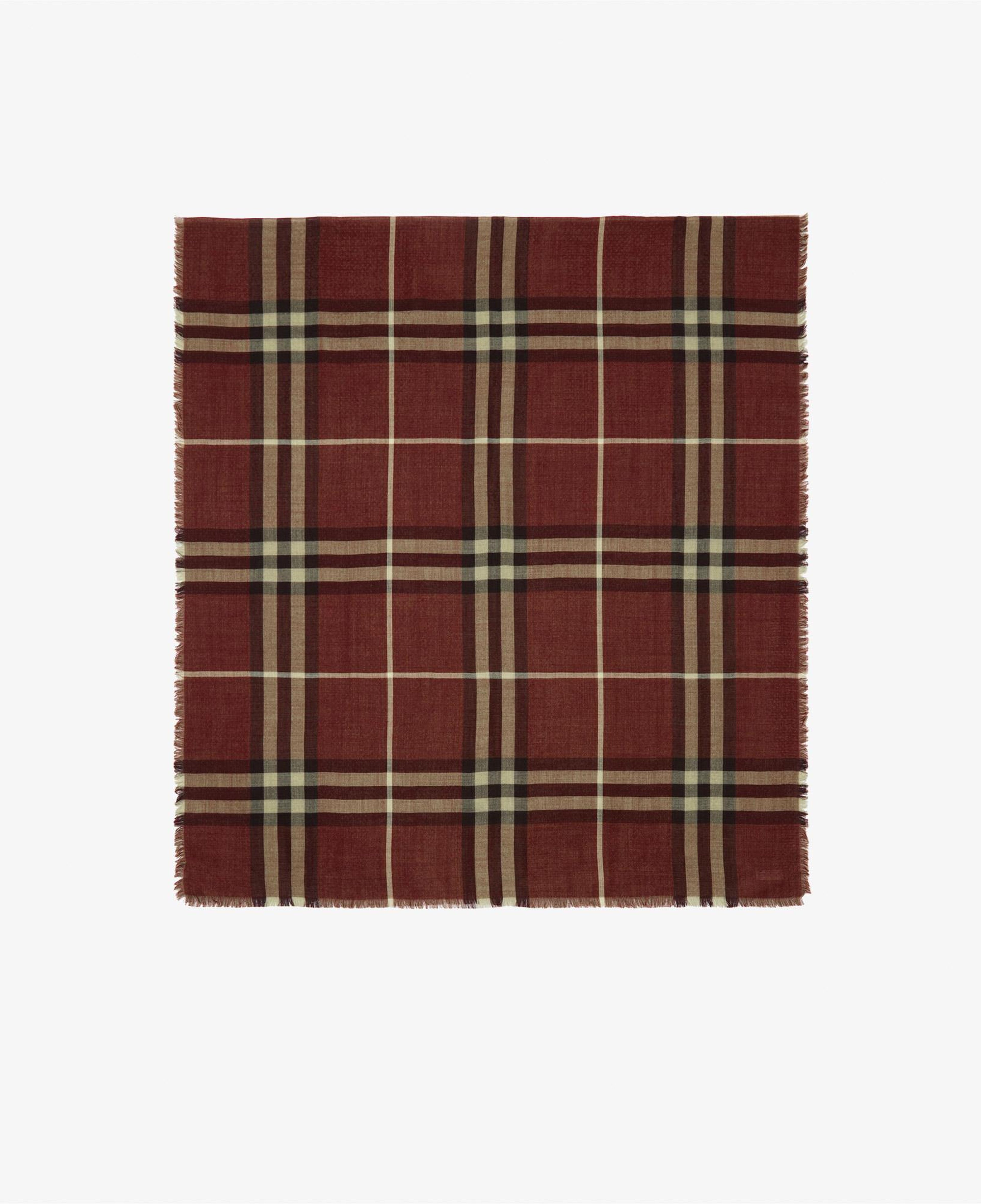 Burberry Med Kadın Bordo Atkı