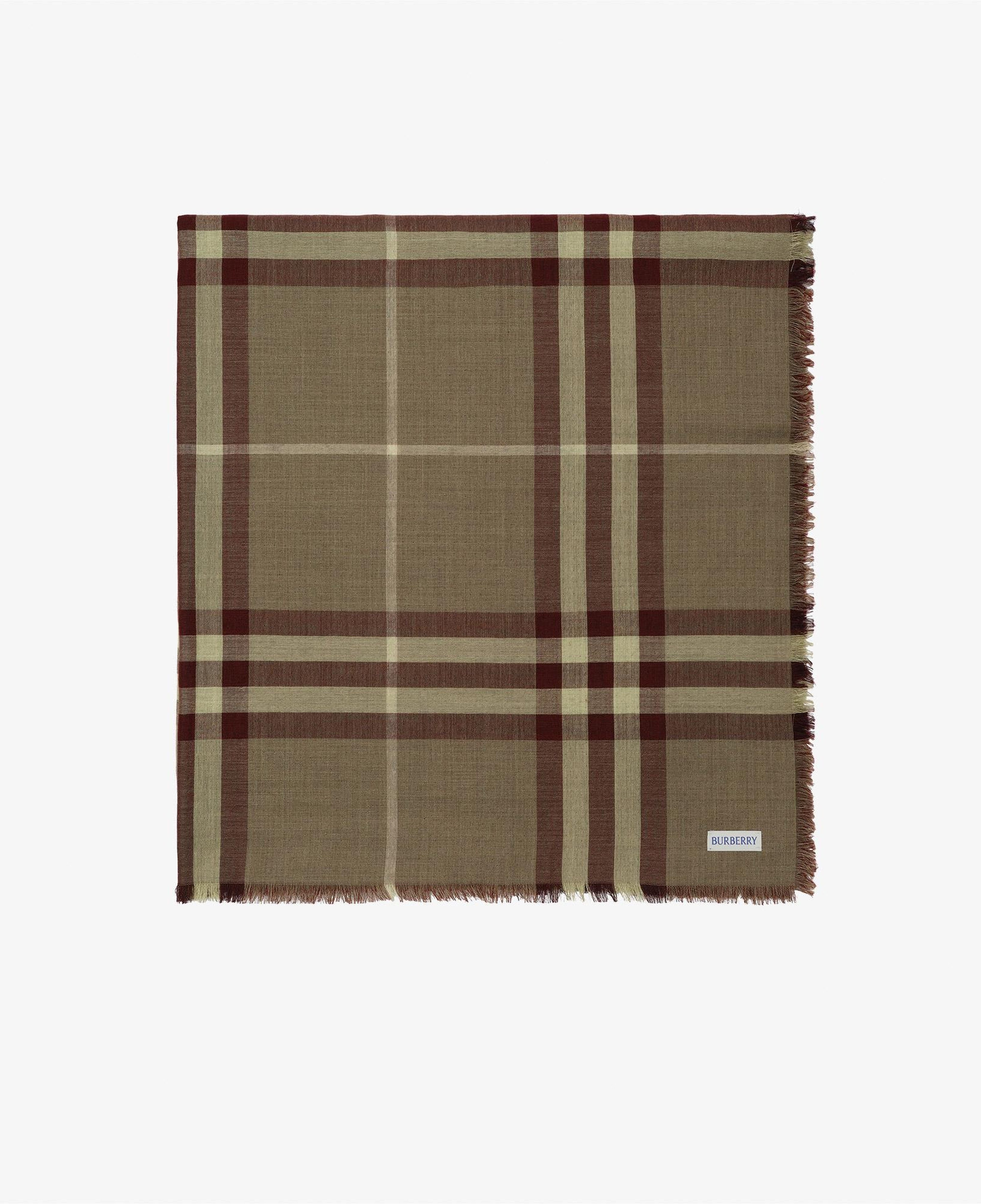 Burberry Med Kadın Bordo Atkı