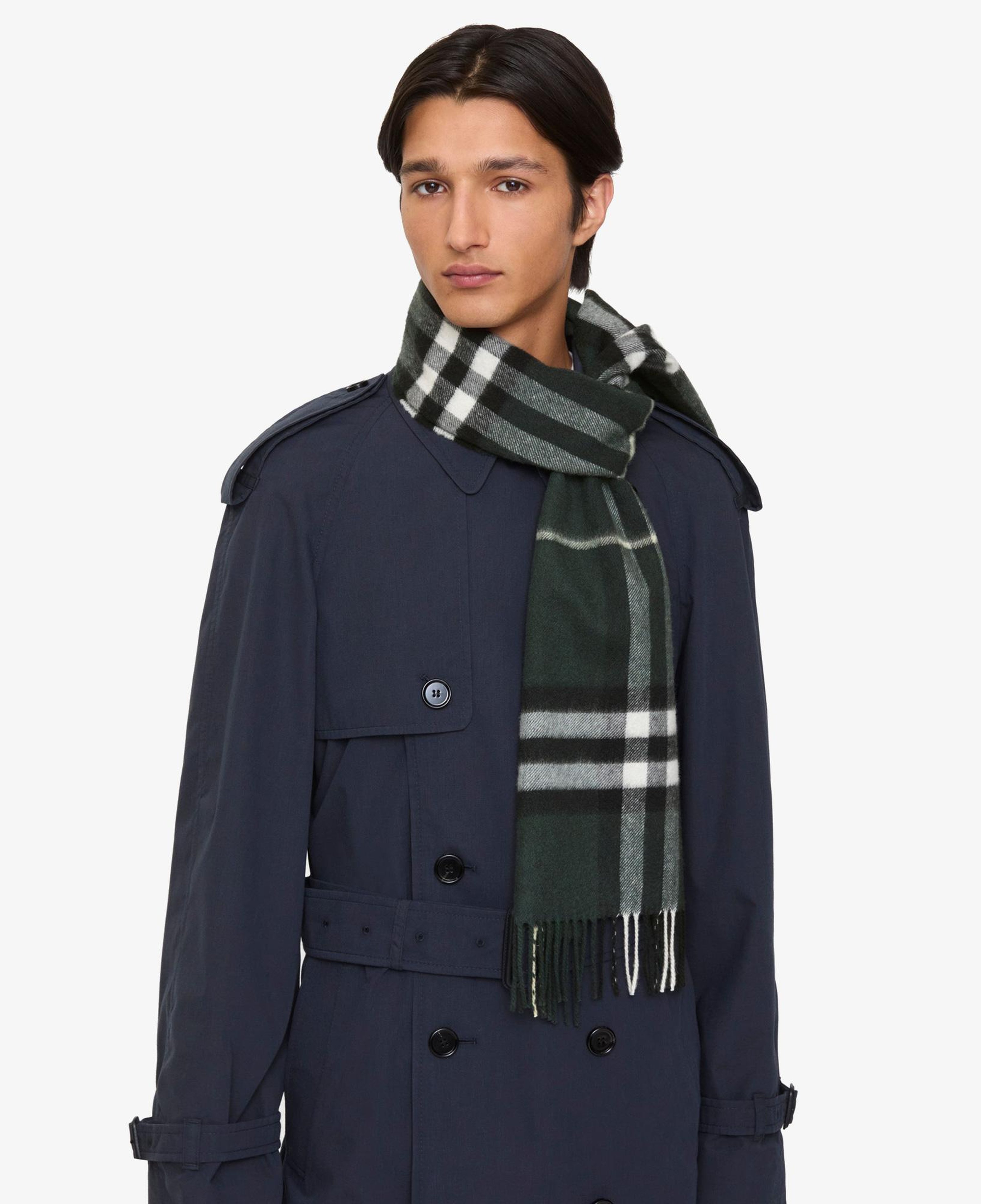 Burberry Giant Check Kadın Yeşil Atkı