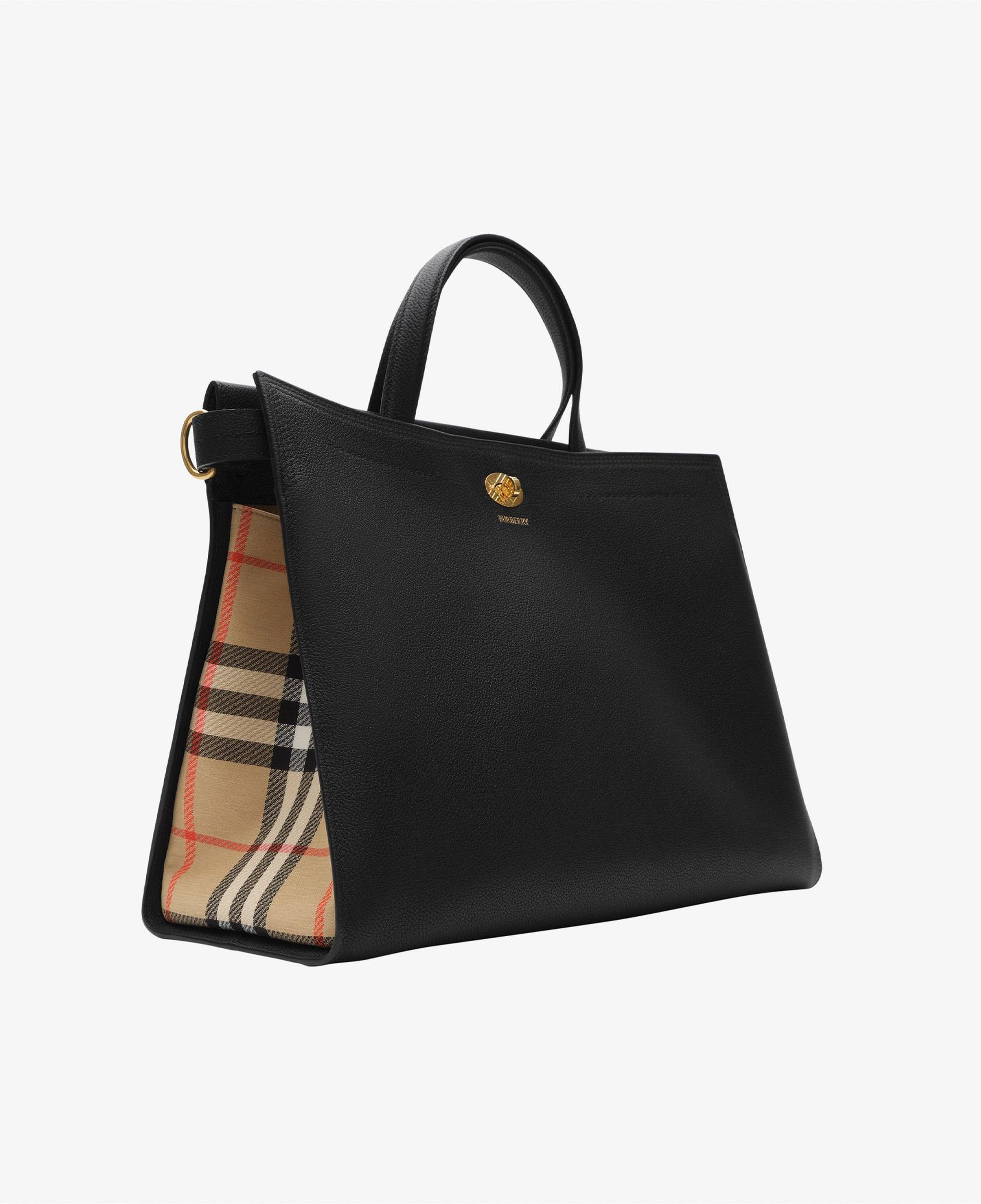 Burberry Cotswolds Check Kadın Siyah Omuz Çantası