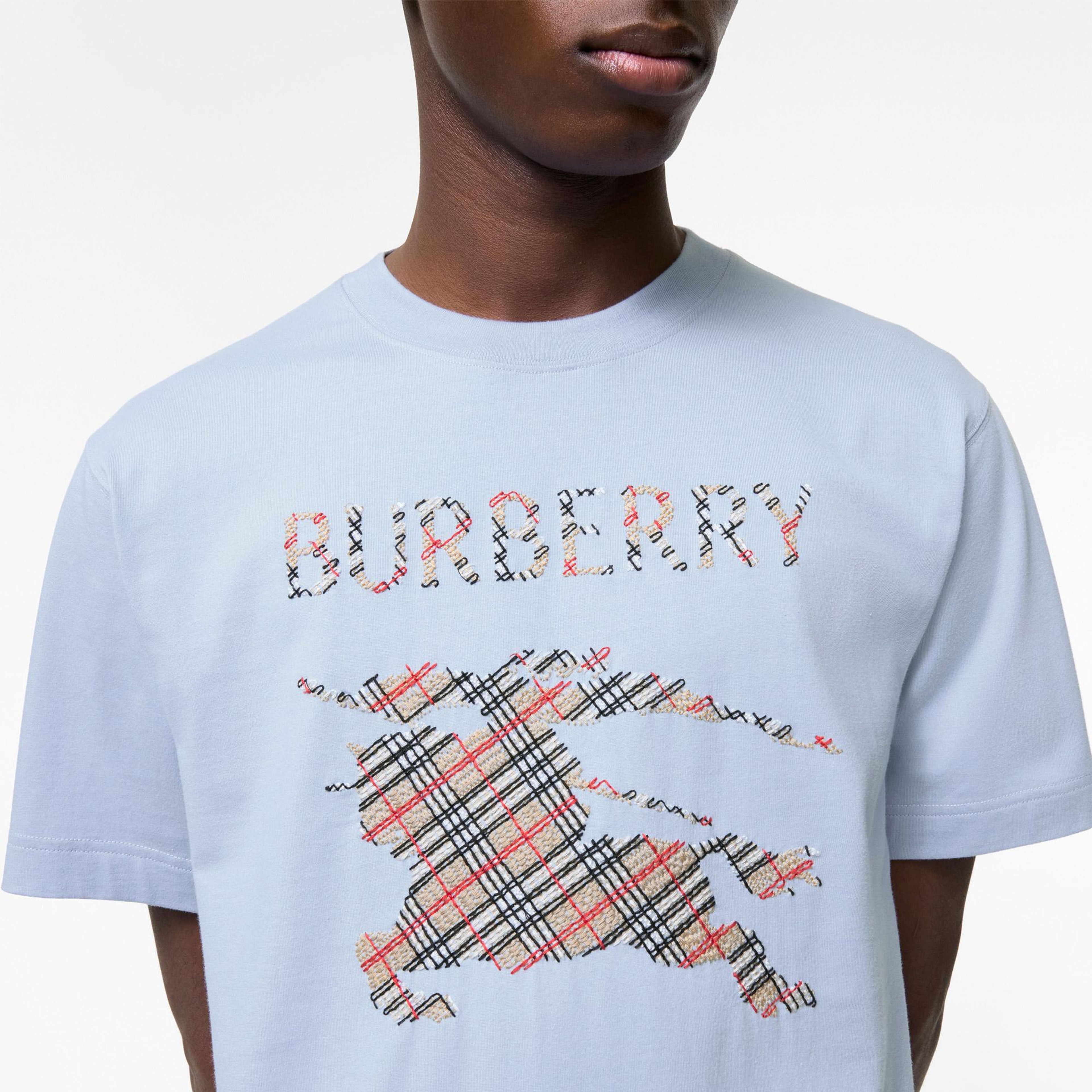 Burberry Ryan Erkek Mavi T-Shirt