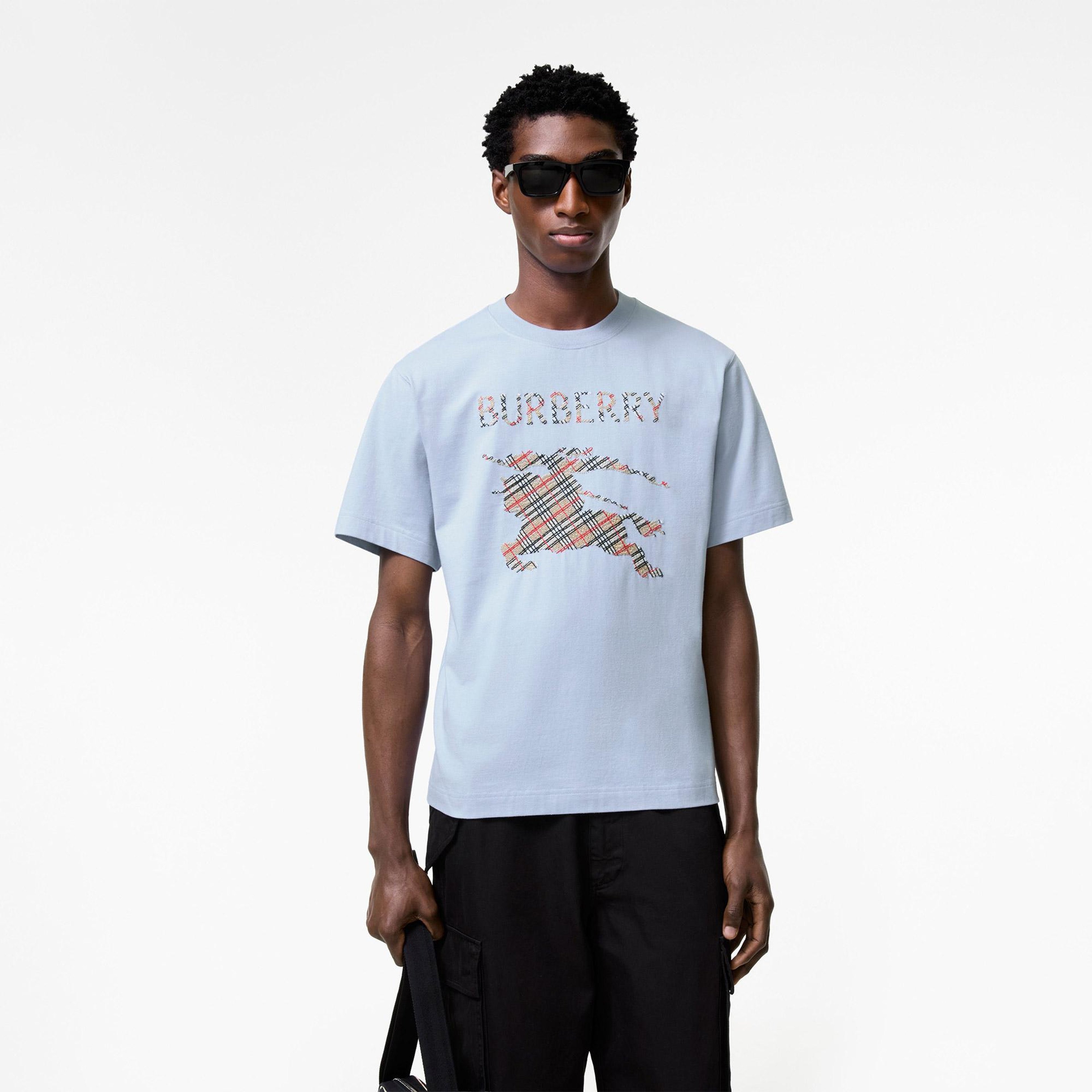 Burberry Ryan Erkek Mavi T-Shirt