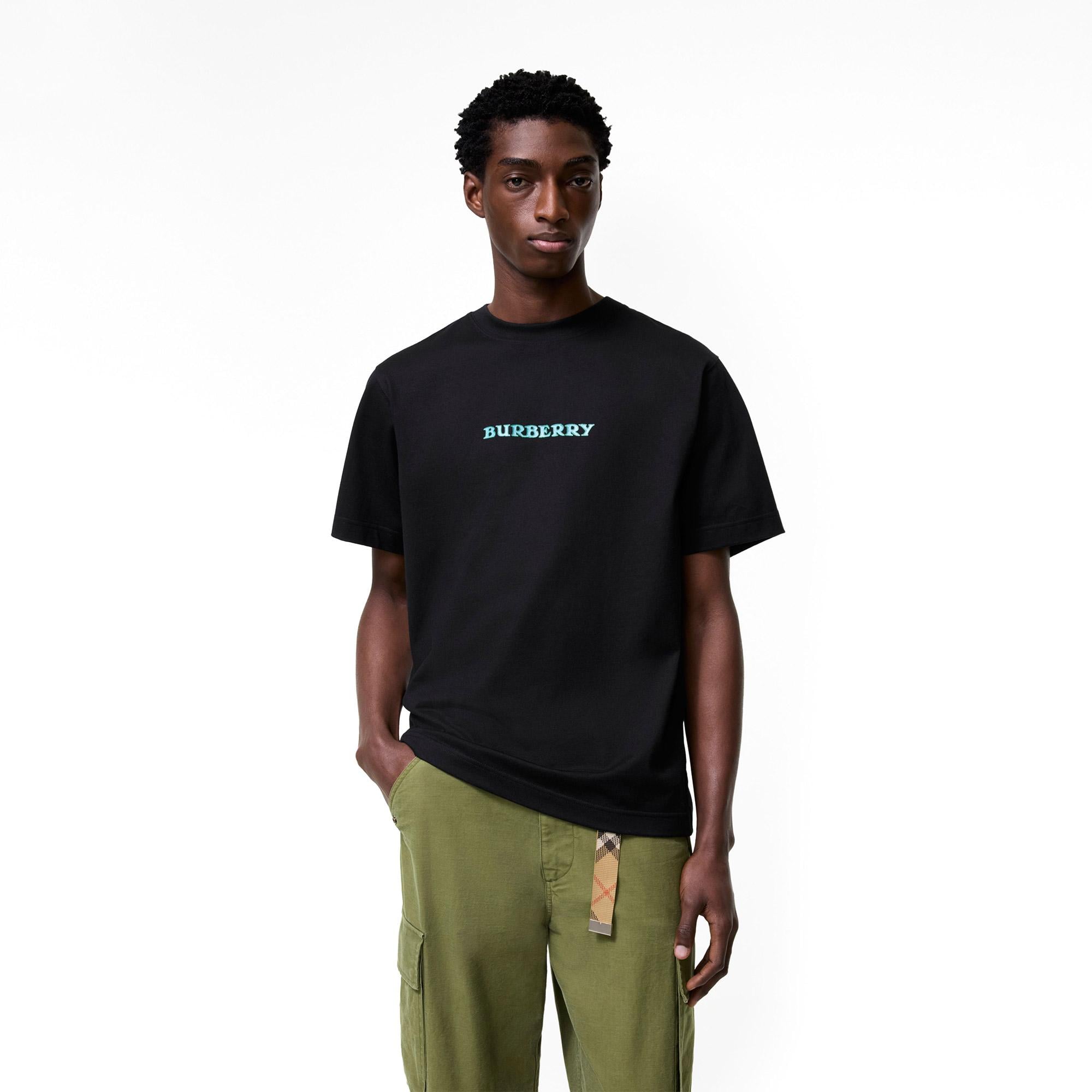 Burberry Ryan Big Ekd Erkek Siyah T-Shirt