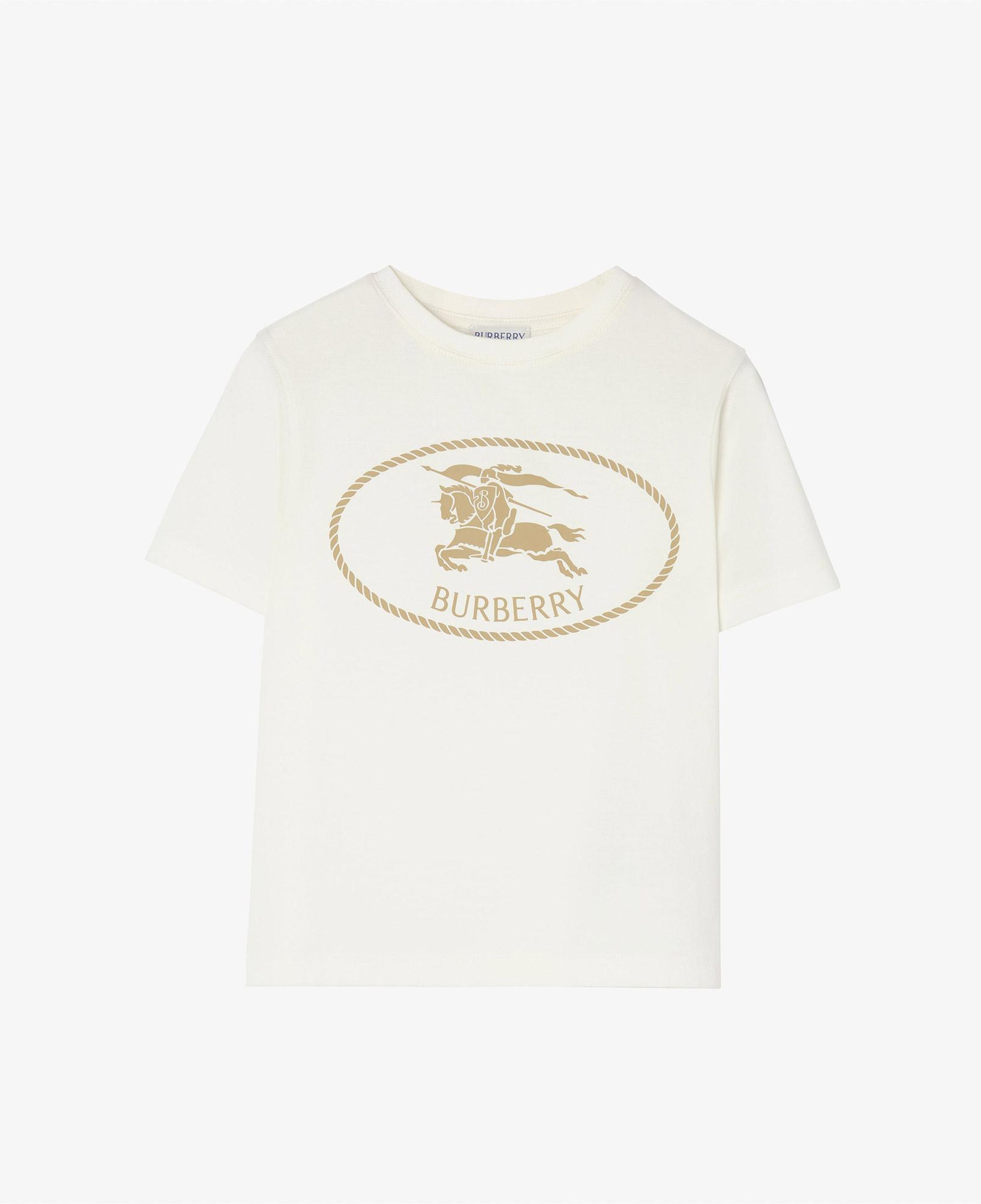 Burberry Cedar Crest Çocuk Beyaz T-Shirt