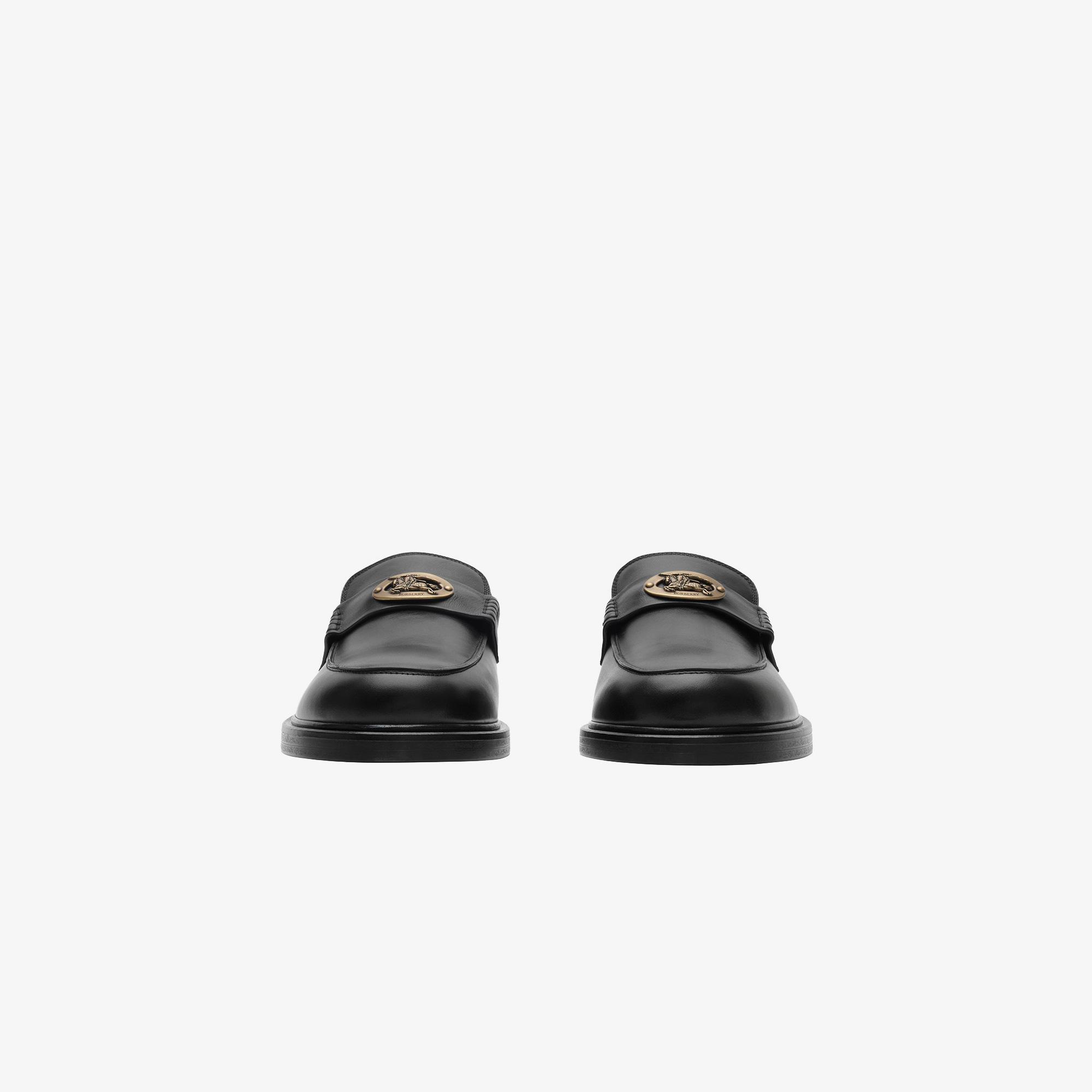 Burberry Pembroke Loafer Erkek Siyah Loafer
