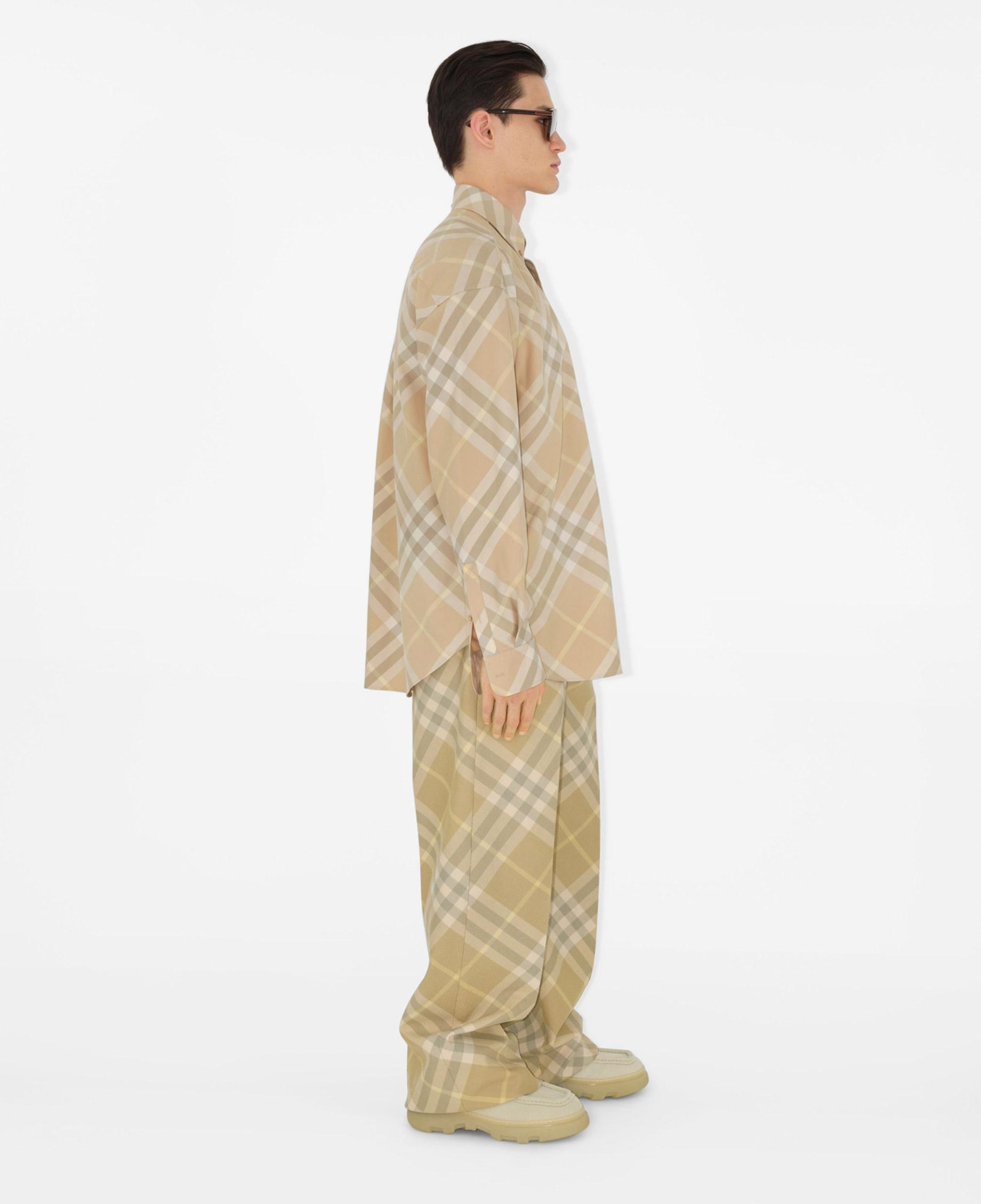 Burberry Erkek Bej Gömlek