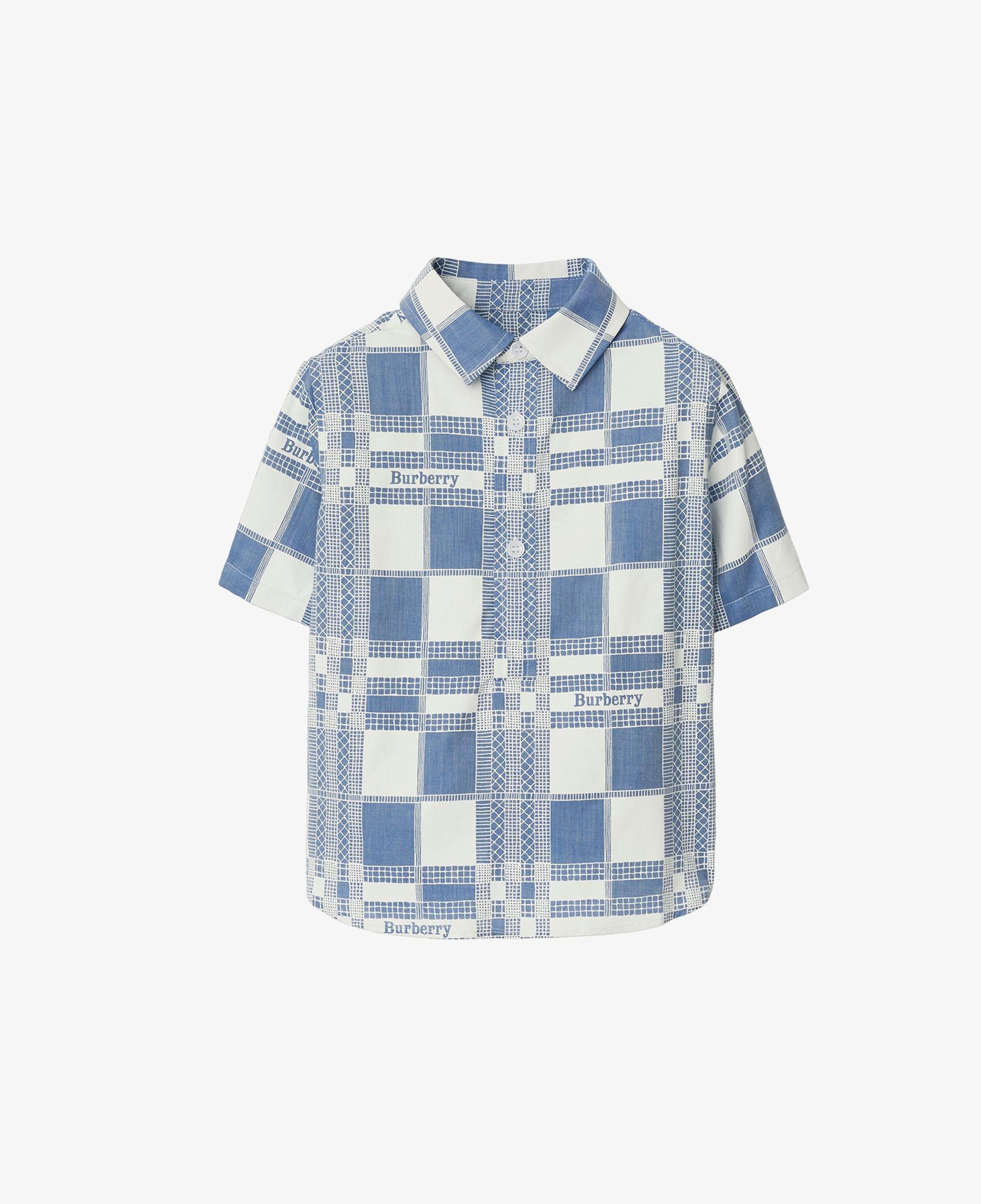 Burberry Çocuk Mavi Gömlek