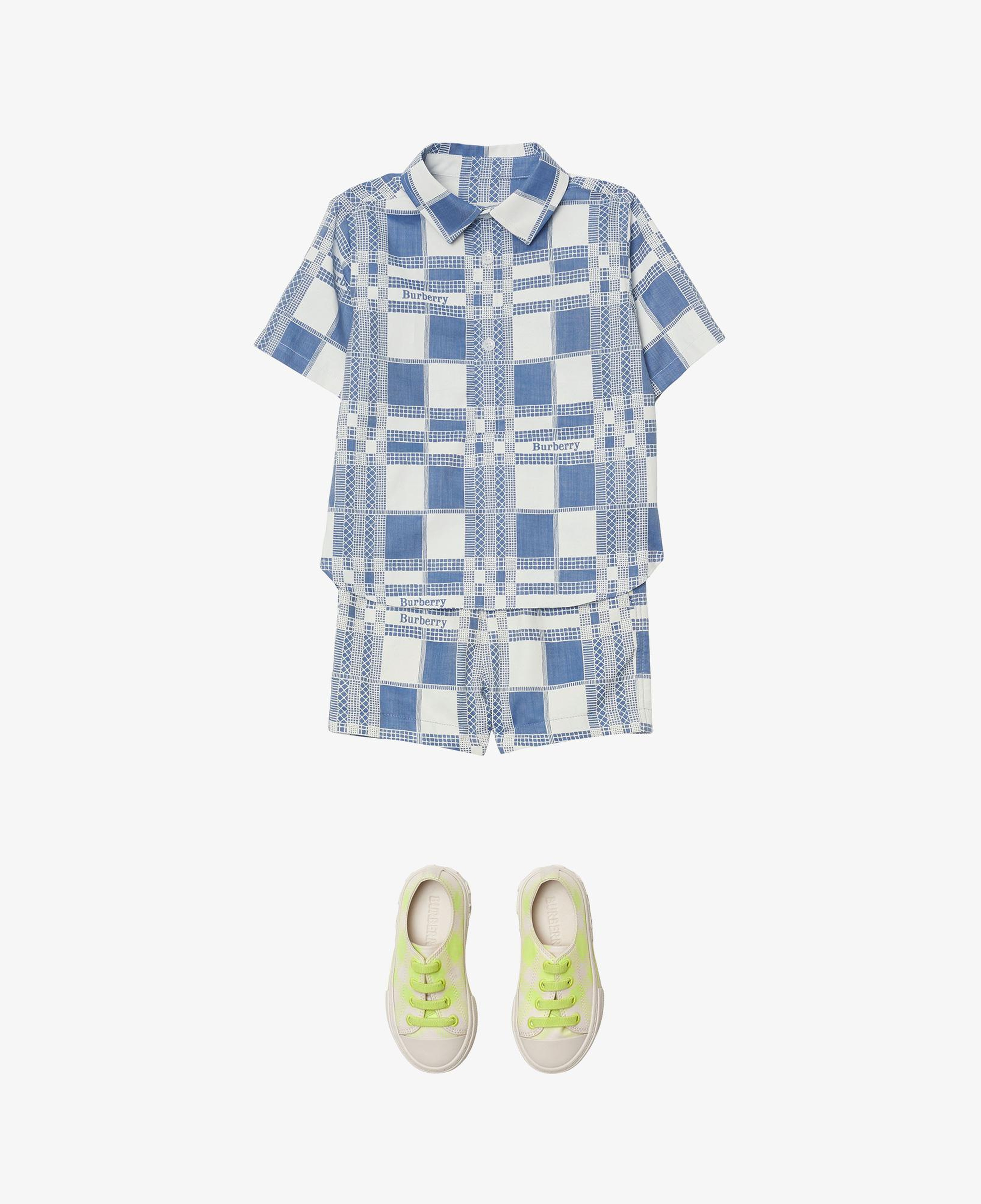 Burberry Çocuk Mavi Gömlek