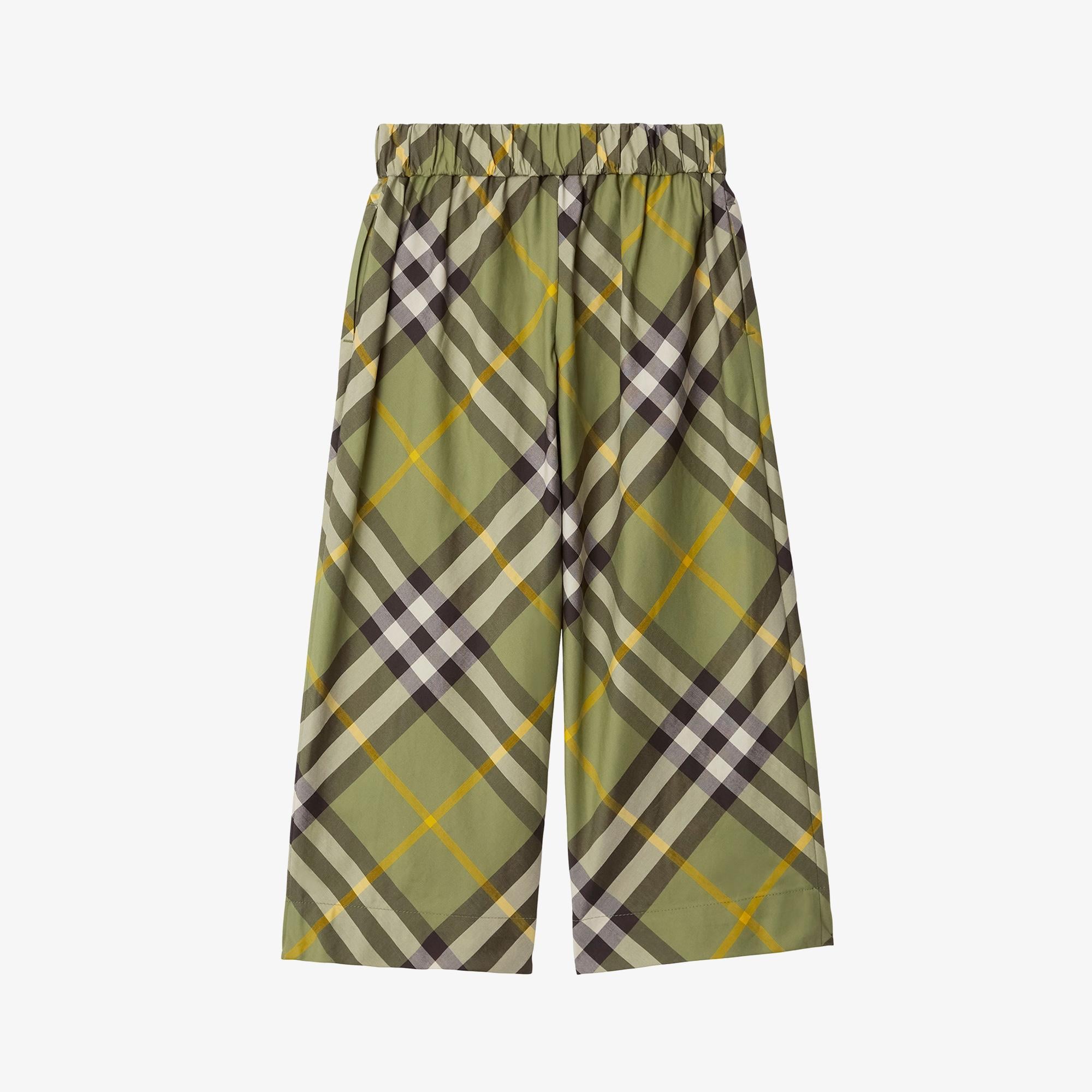 Burberry Çocuk Haki Pantolon