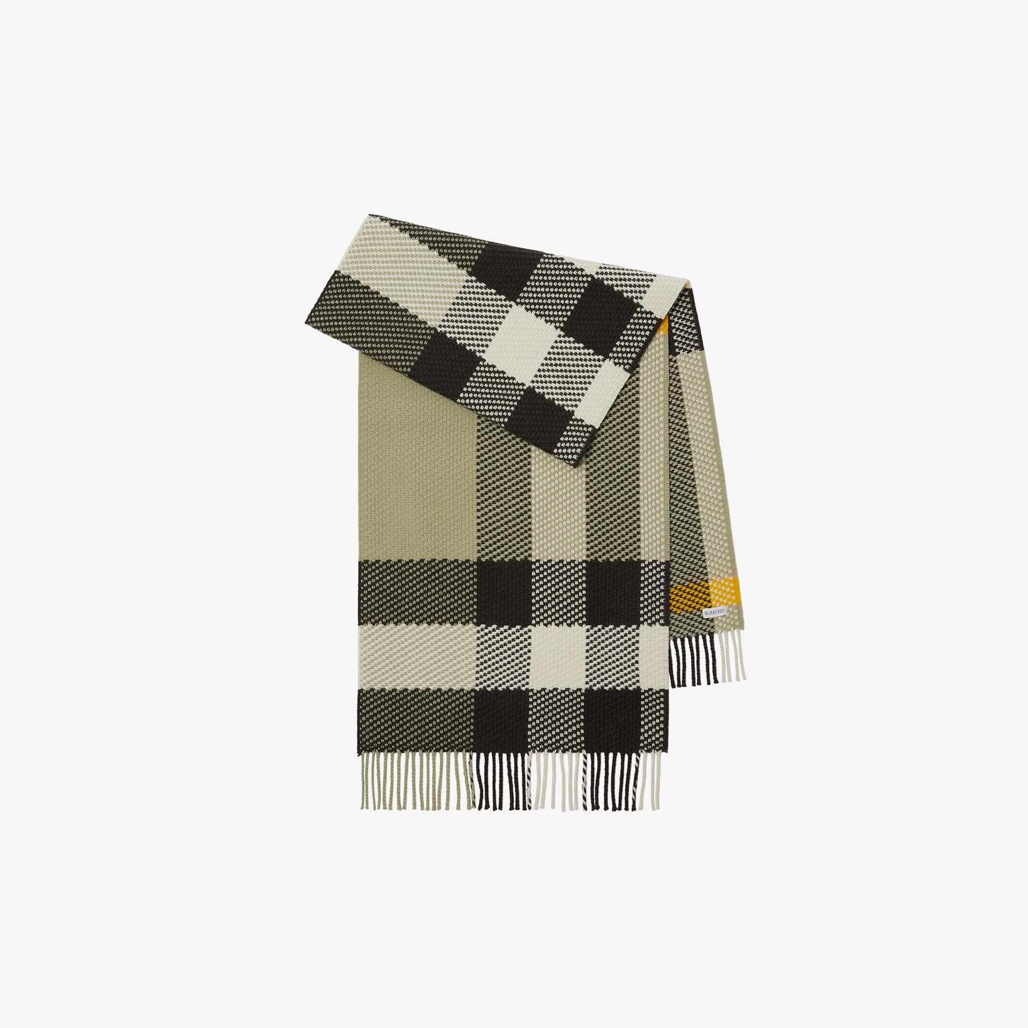 Burberry Unisex Bej Yün Atkı