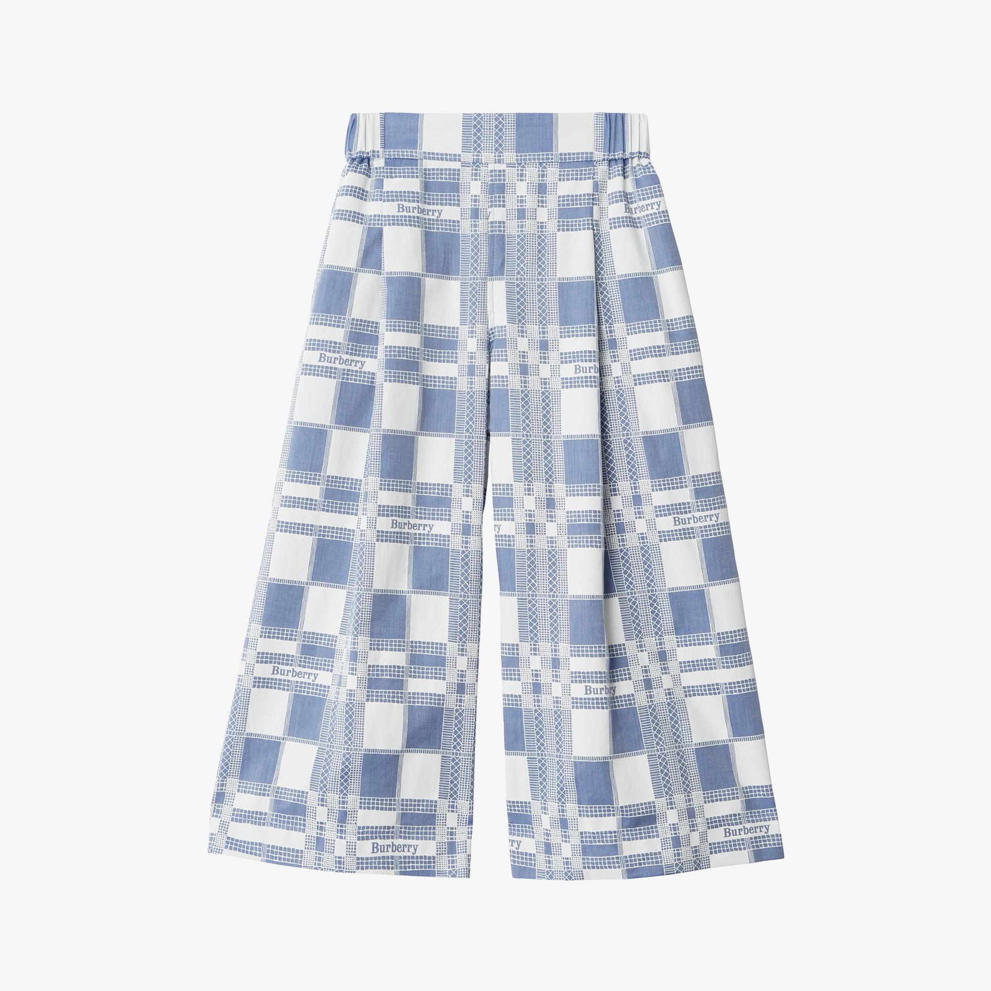 Burberry Çocuk Mavi  Pantolon