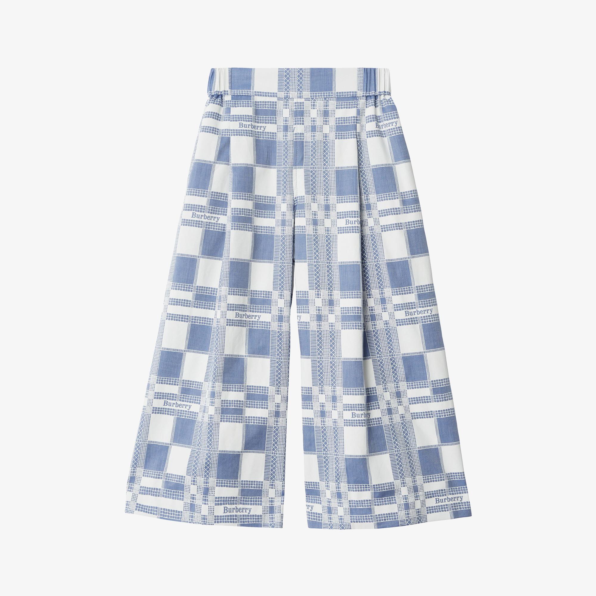 Burberry Çocuk Mavi Pantolon