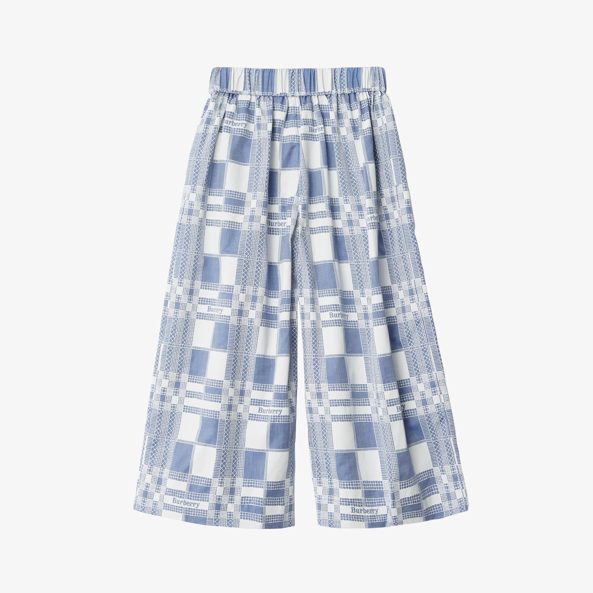 Burberry Çocuk Mavi Pantolon
