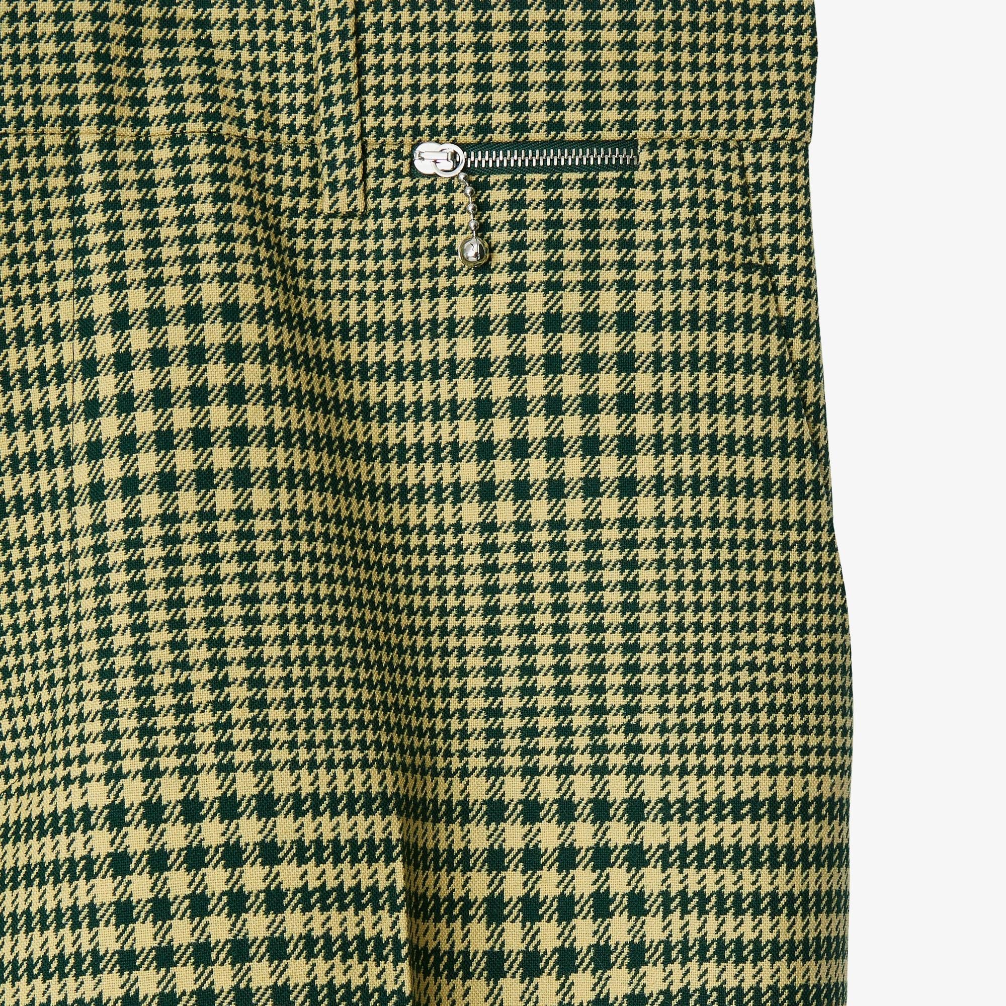 Burberry Erkek Yeşil Yün Karışımlı Pantolon