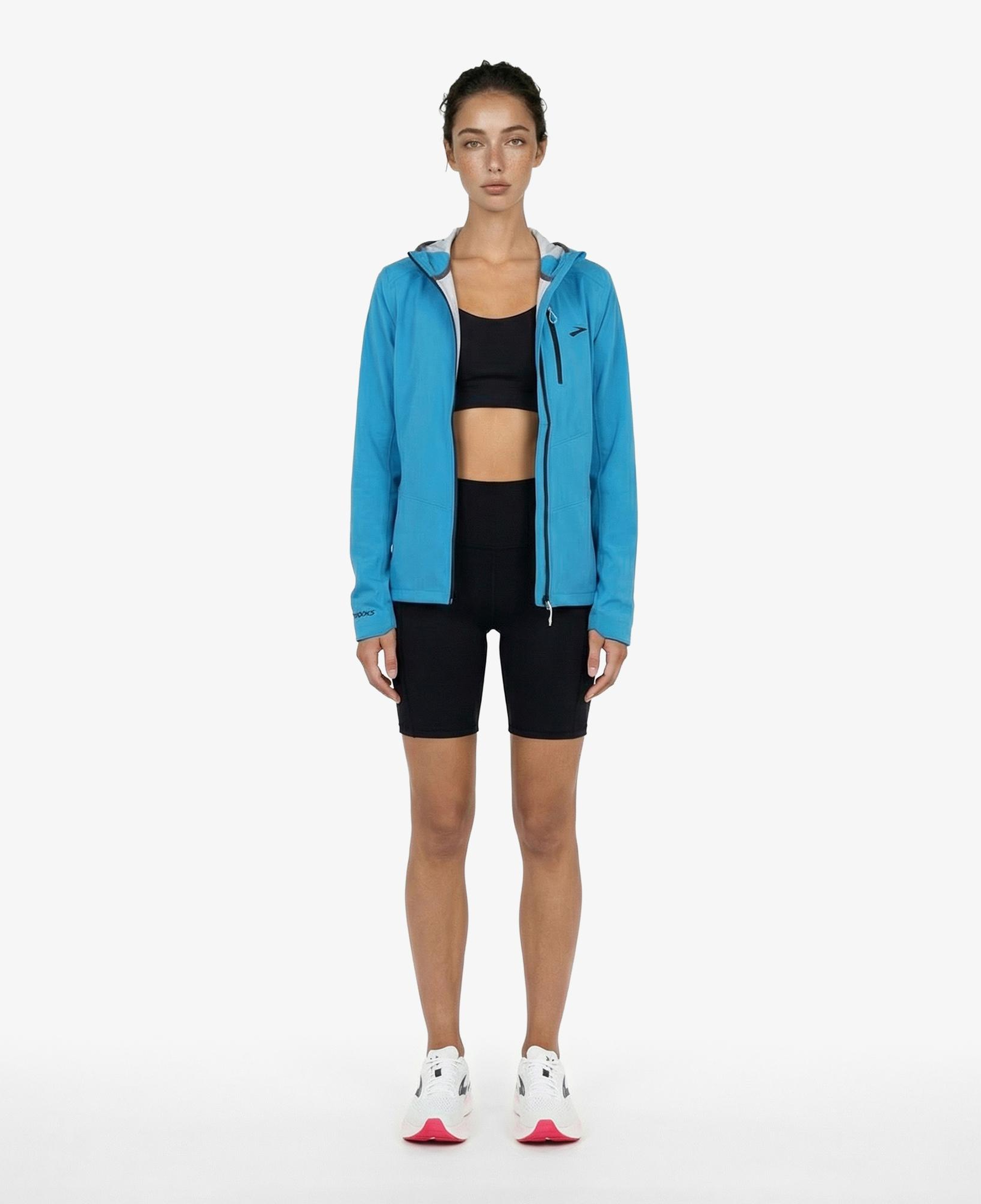 Brooks High Point Waterproof 2 Kadın Mavi Ceket