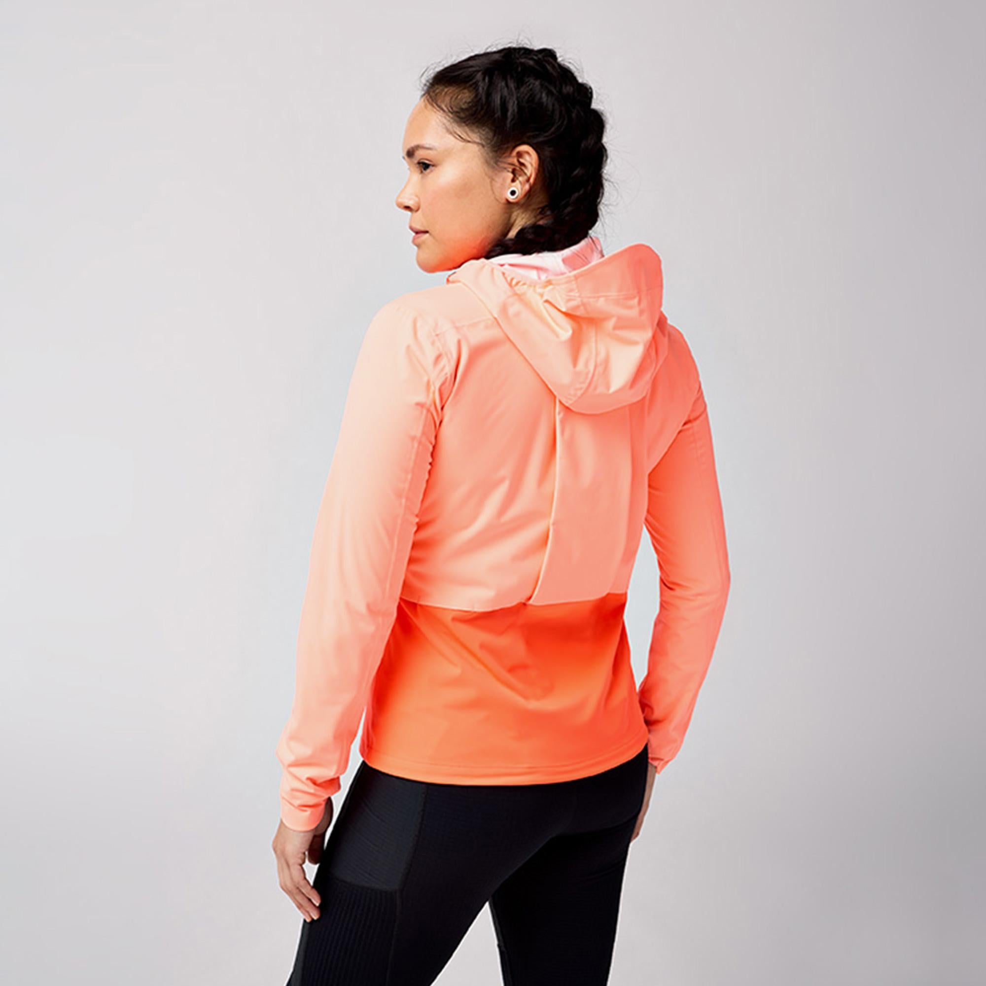 Brooks High Point Waterproof 2 Kadın Turuncu Koşu Ceketi