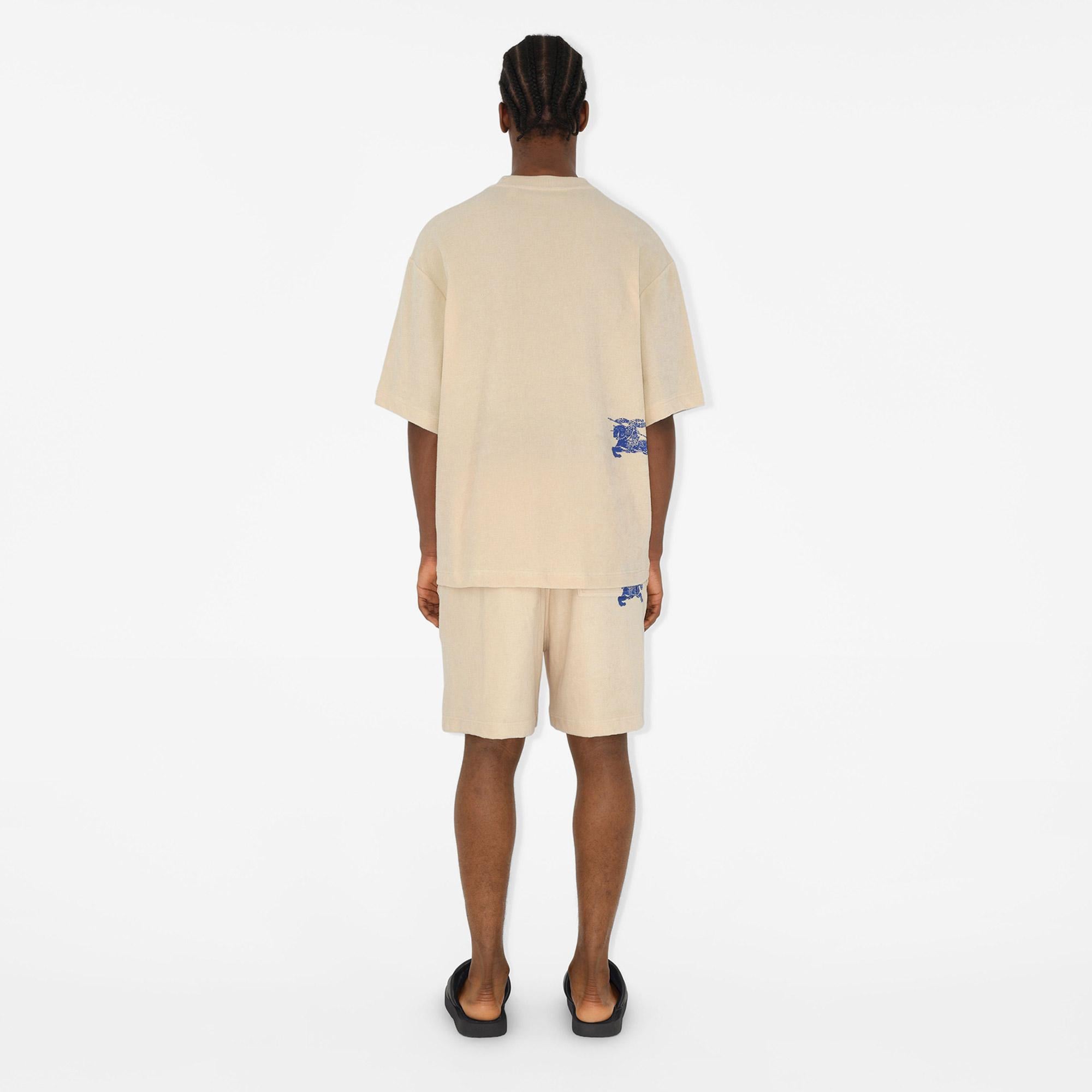 Burberry Erkek Krem Tshirt