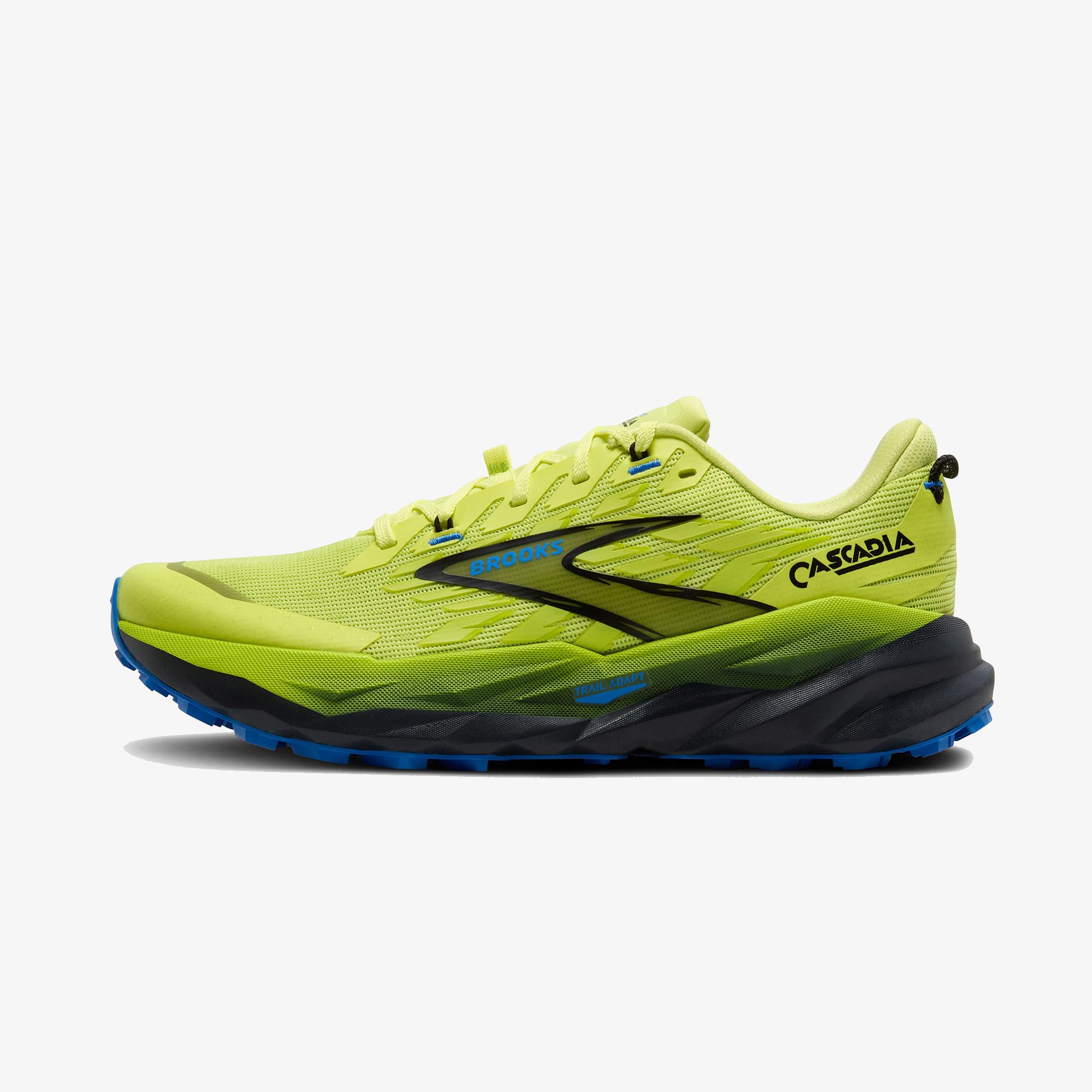 Brooks Cascadia 19 Erkek Sarı Koşu Ayakkabısı