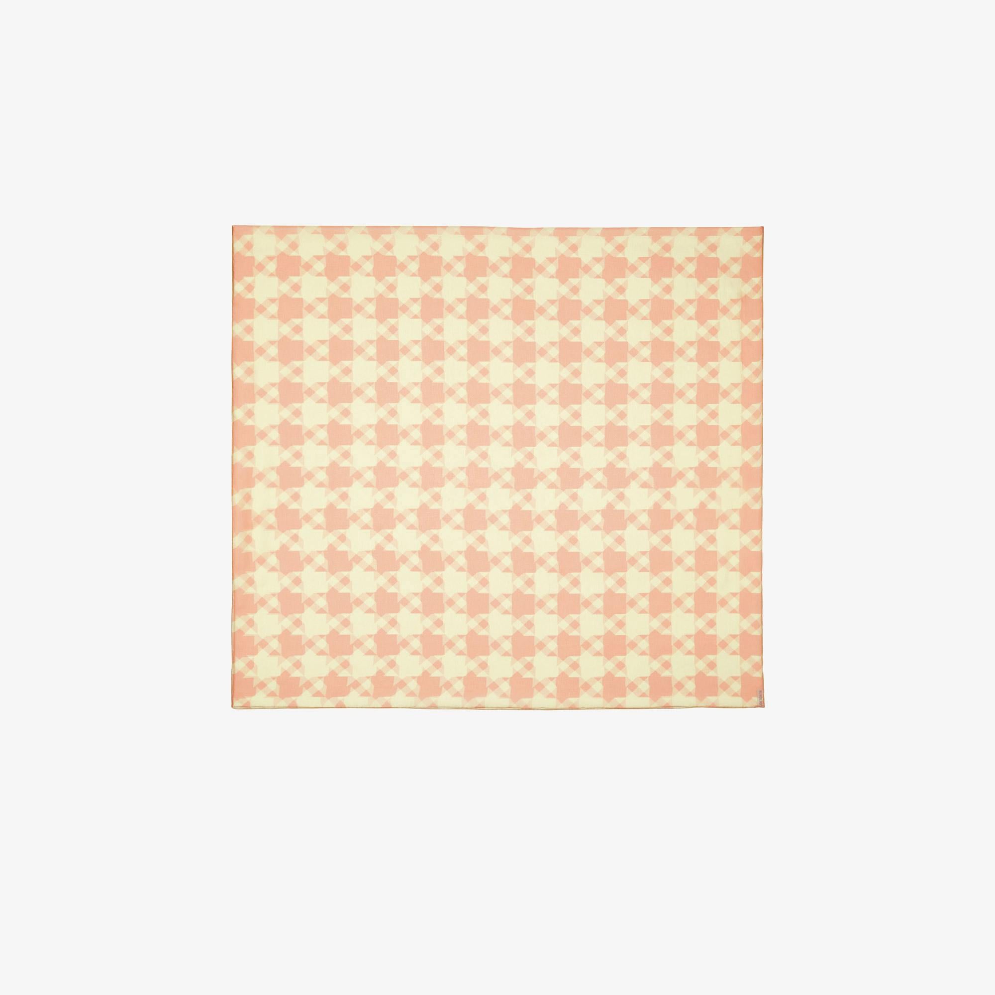 Burberry Unisex Pembe İpek Eşarp
