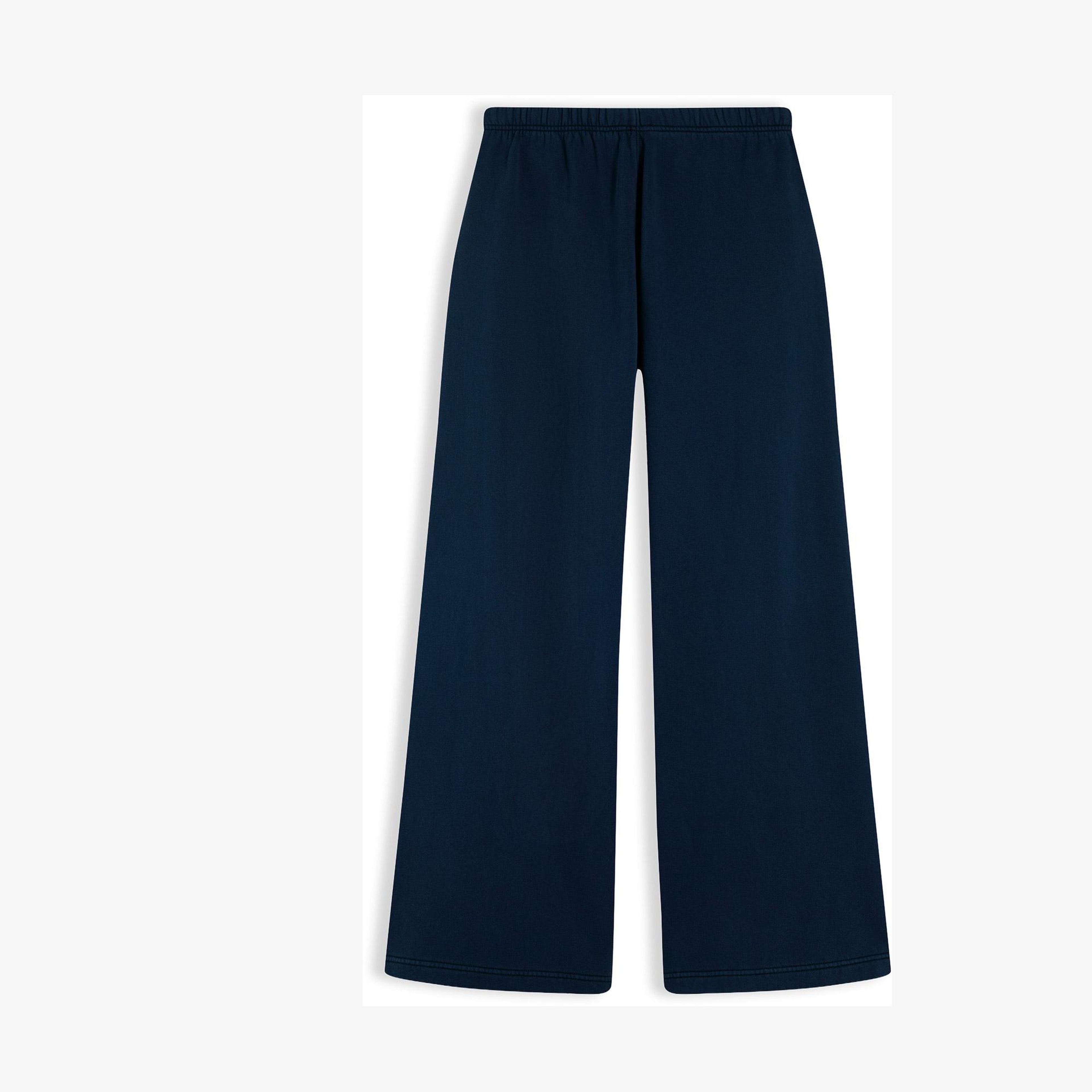 Tommy Hilfiger Wide Leg Script Kadın Lacivert Eşofman Altı
