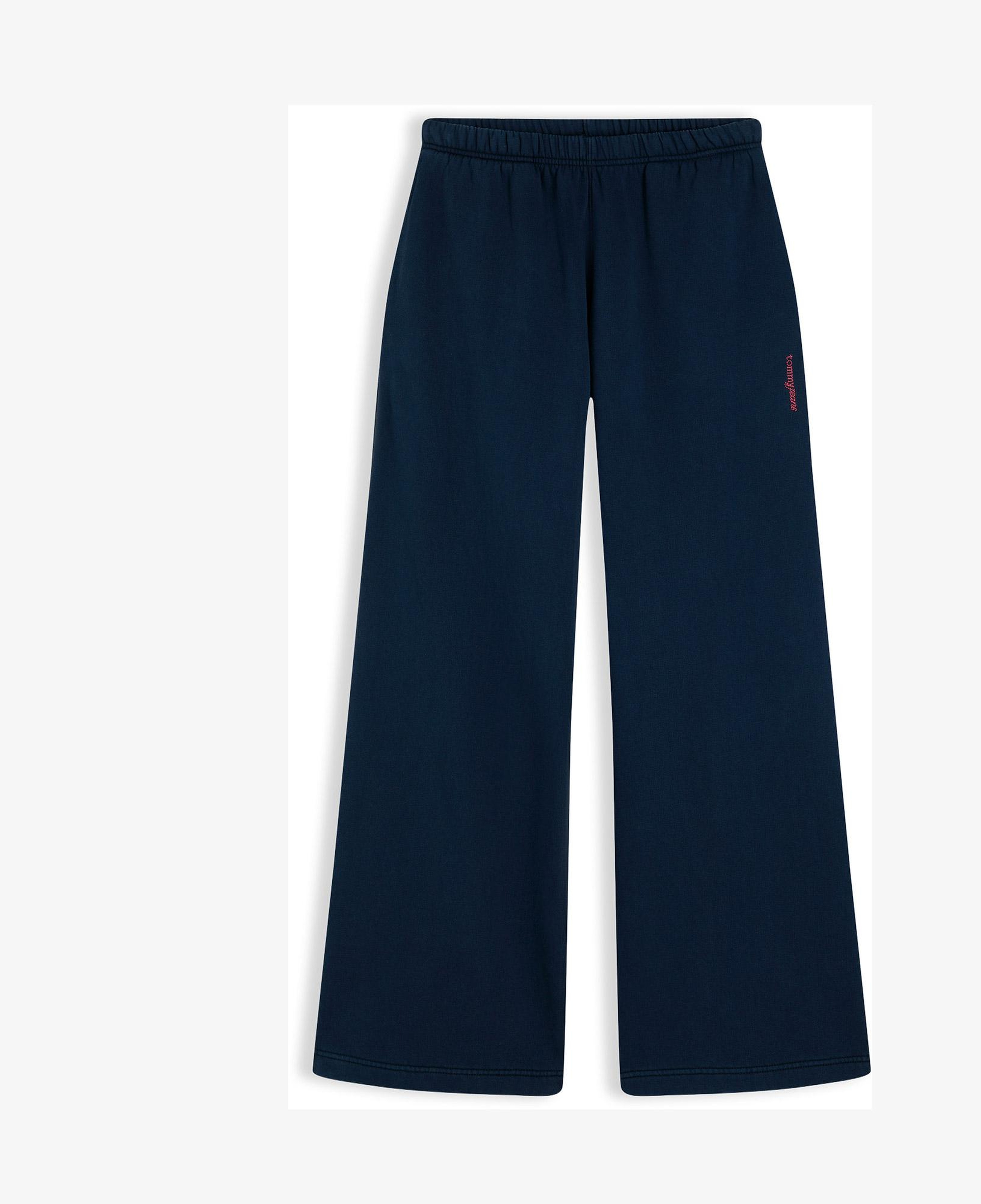Tommy Hilfiger Wide Leg Script Kadın Lacivert Eşofman Altı