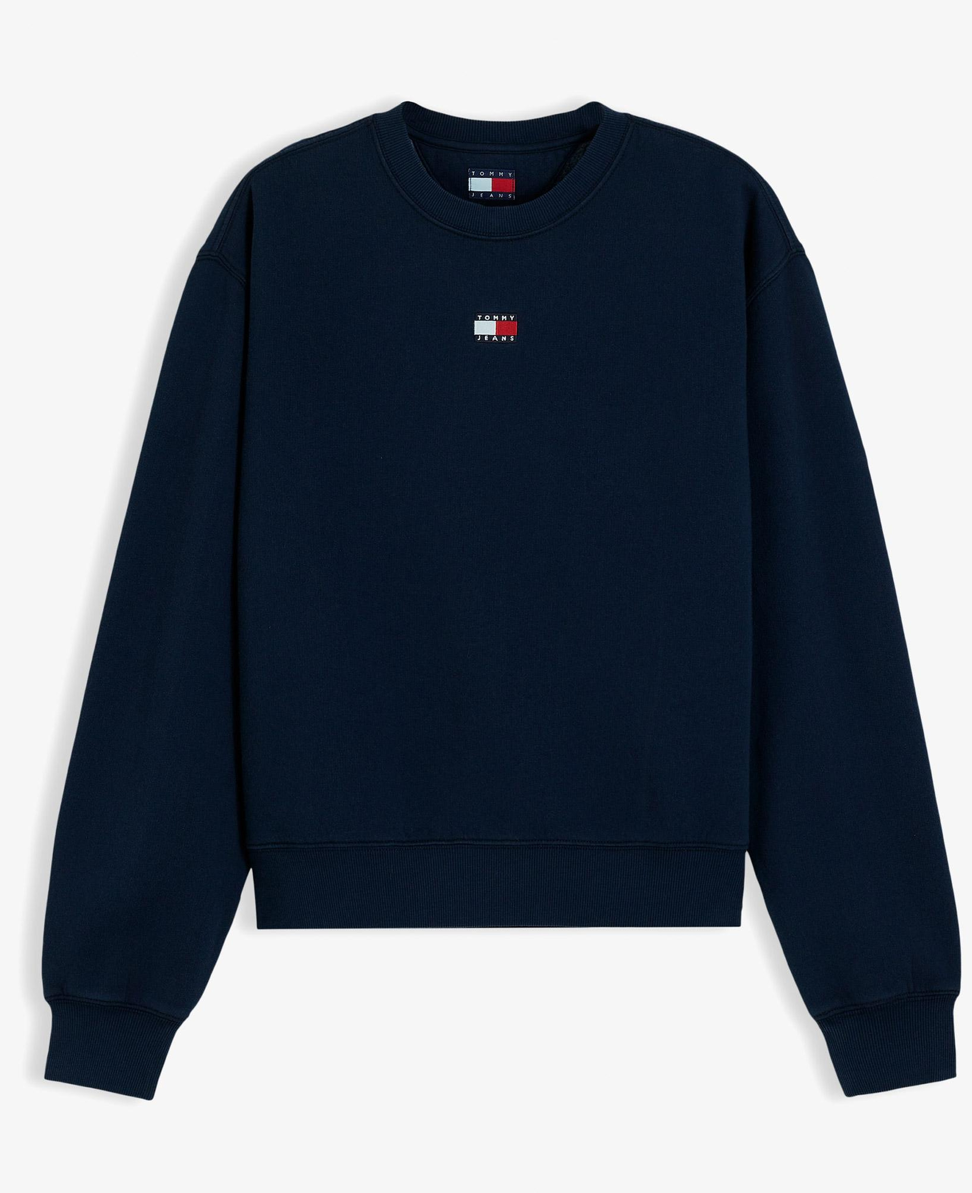 Tommy Hilfiger Badge Crew Kadın Lacivert Sweatshirt