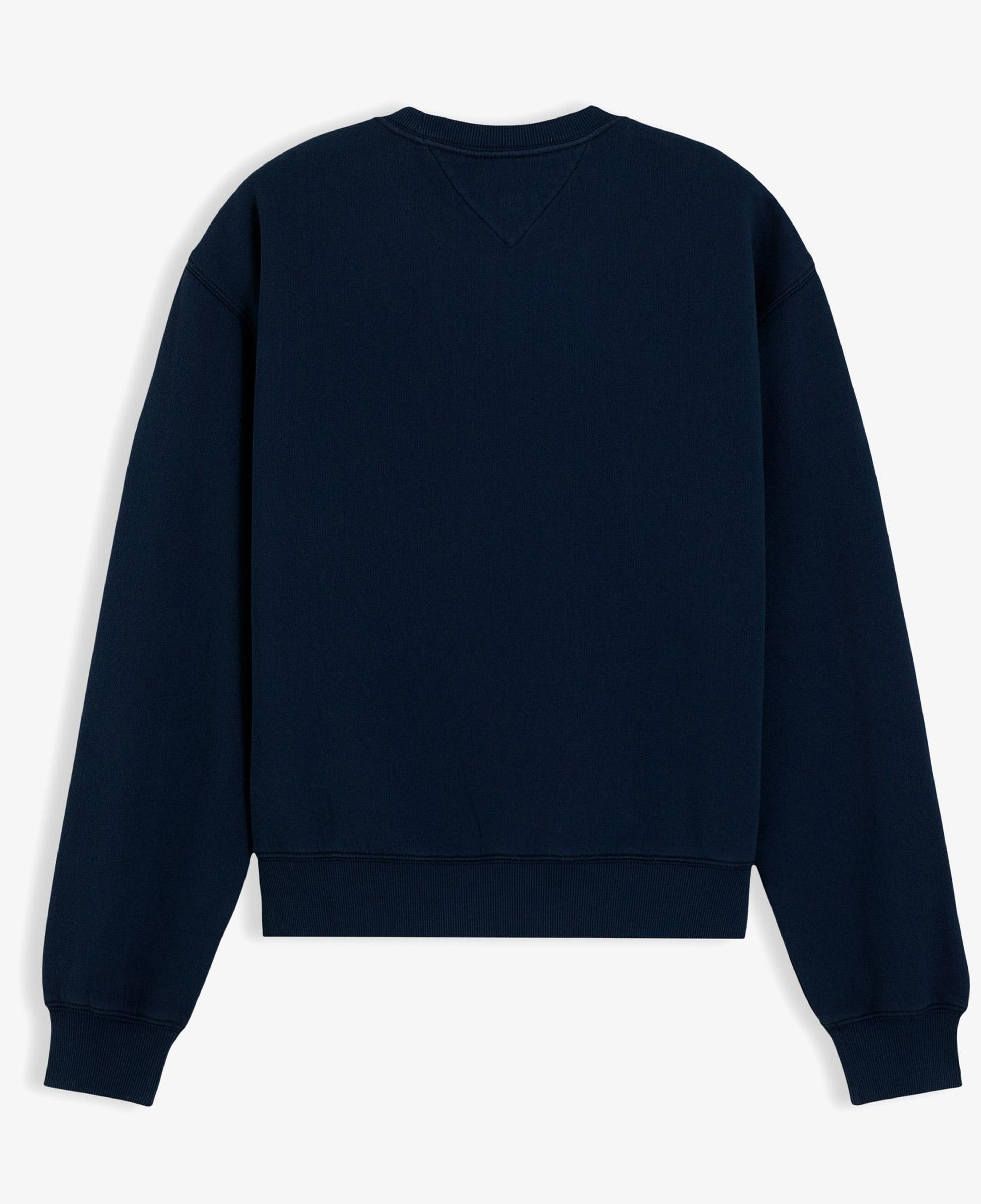 Tommy Hilfiger Badge Crew Kadın Lacivert Sweatshirt