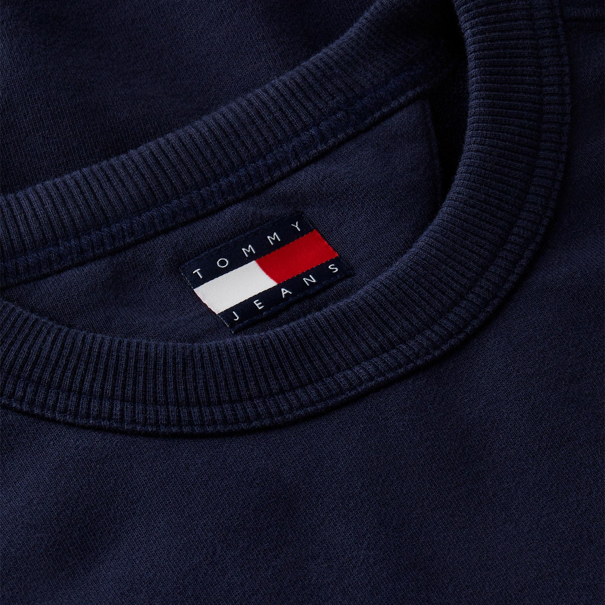 Tommy Hilfiger Wavy Flag Erkek Lacivert Sweatshirt