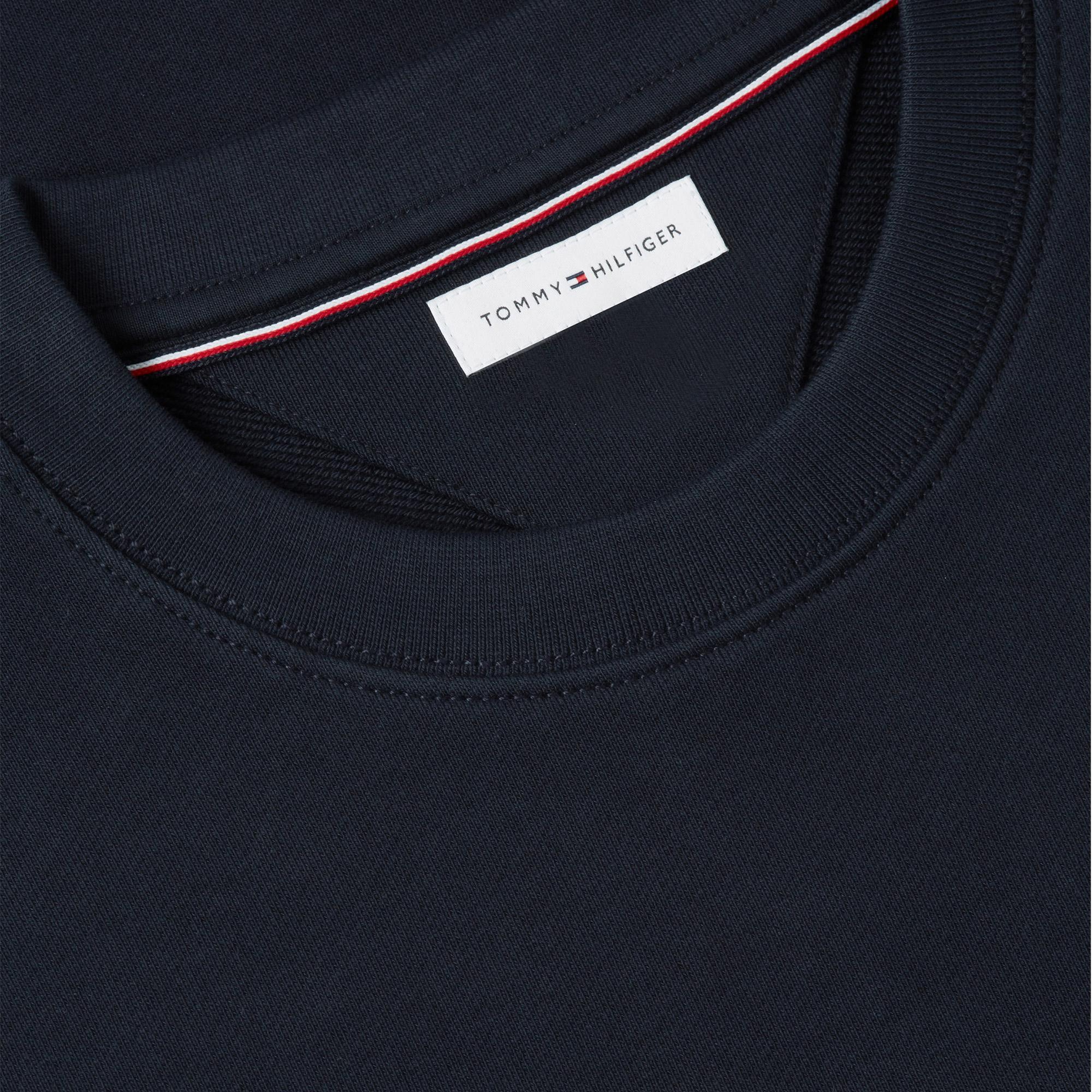Tommy Hilfiger 1985 Terry Crew Erkek Lacivert Sweatshirt