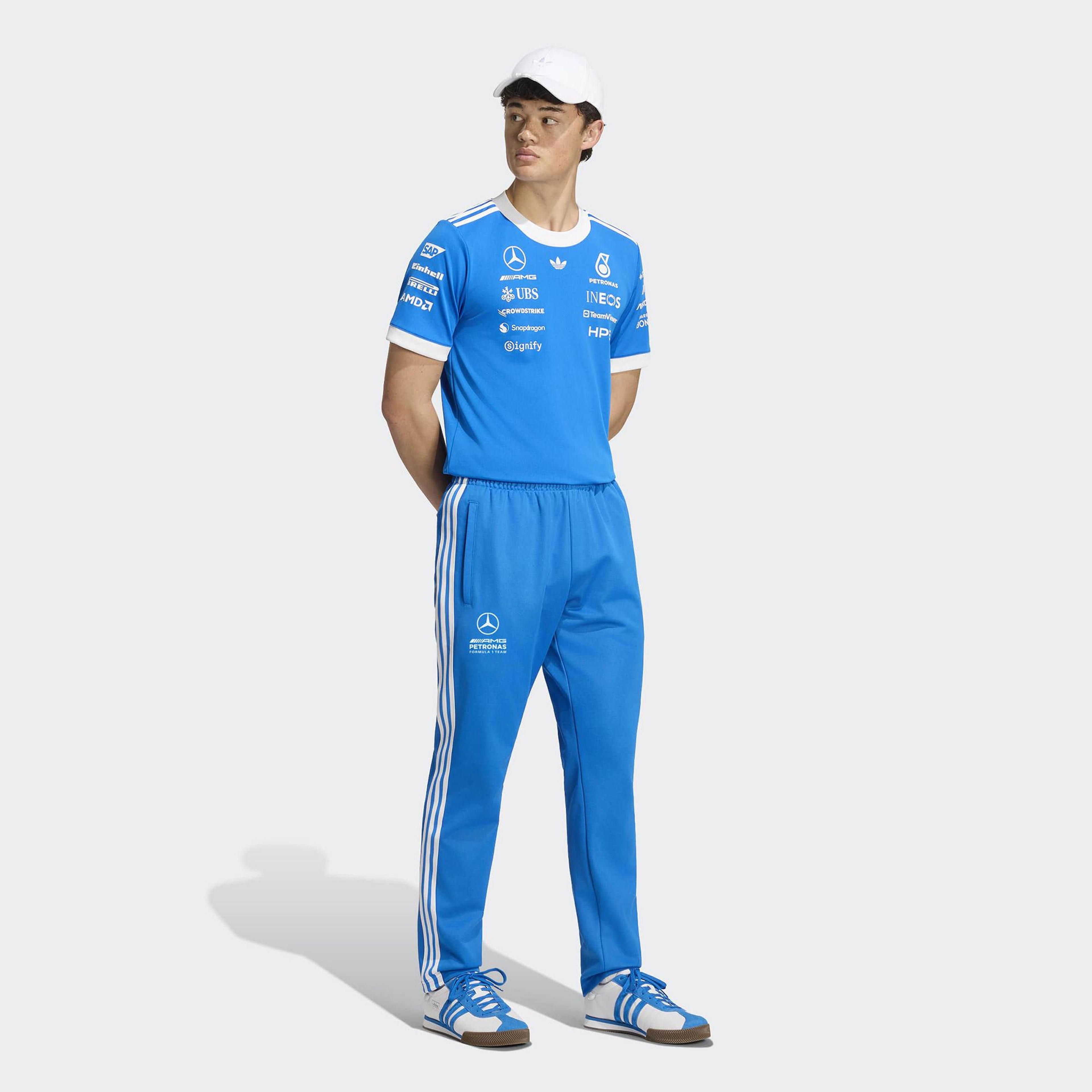 adidas Mercedes-AMG Petronas F1 Erkek Mavi Eşofman Altı