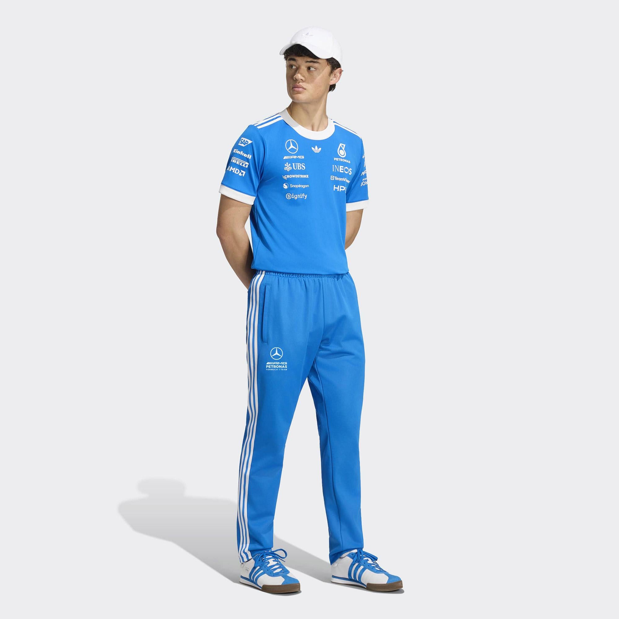 adidas Mercedes-AMG Petronas F1 Erkek Mavi Eşofman Altı