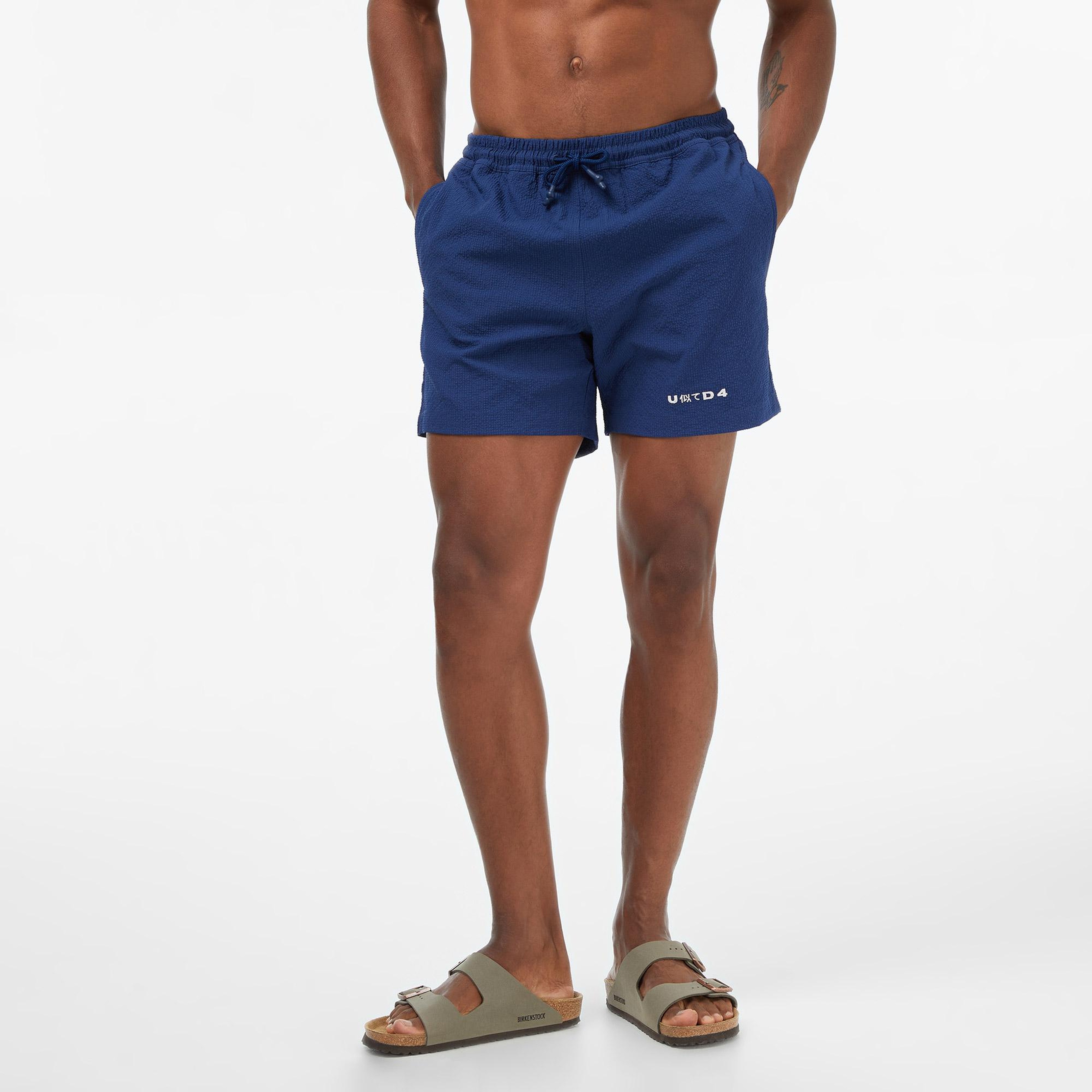 UNITED4 Regular Fit Erkek Lacivert Deniz Şortu