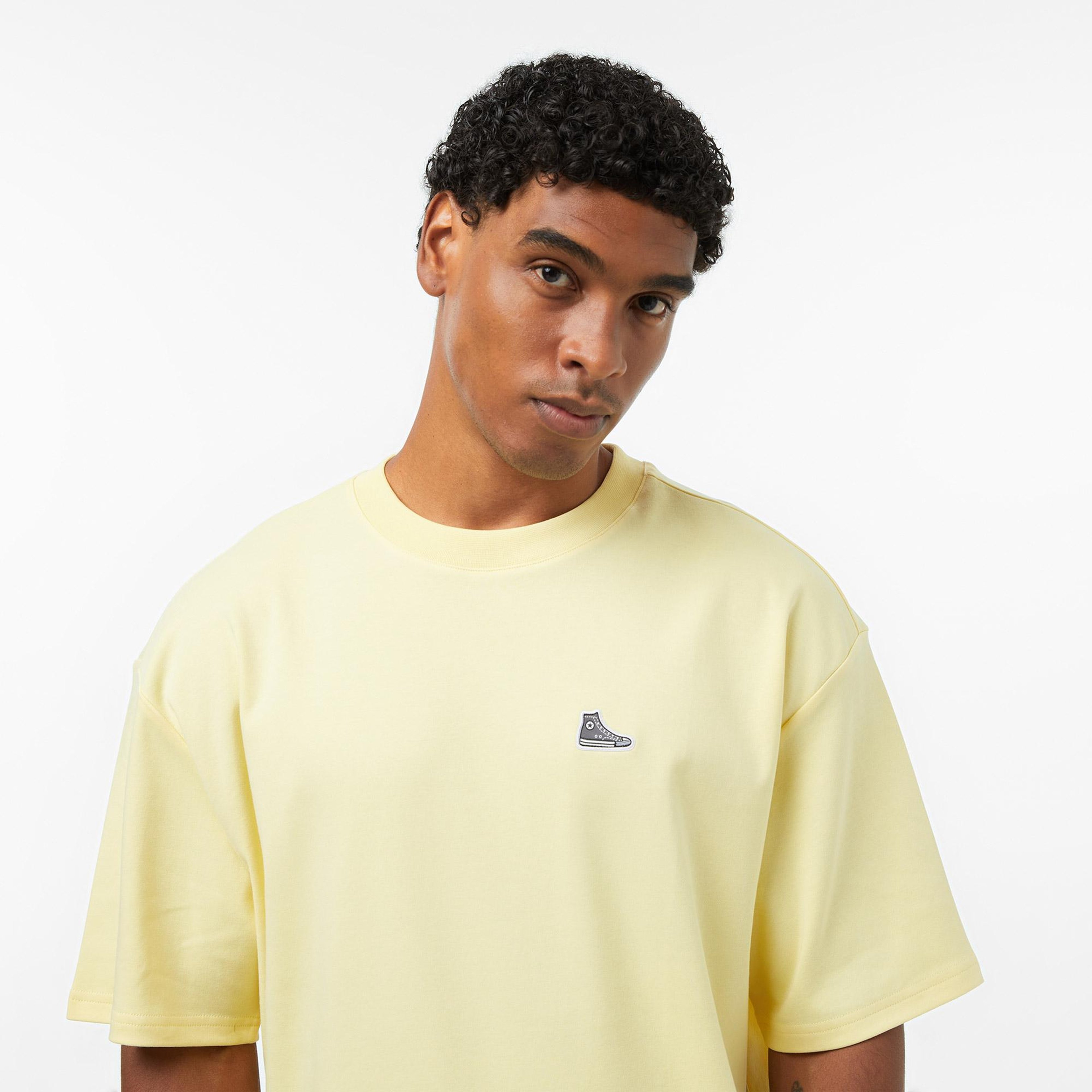 Converse Erkek Krem T-Shirt