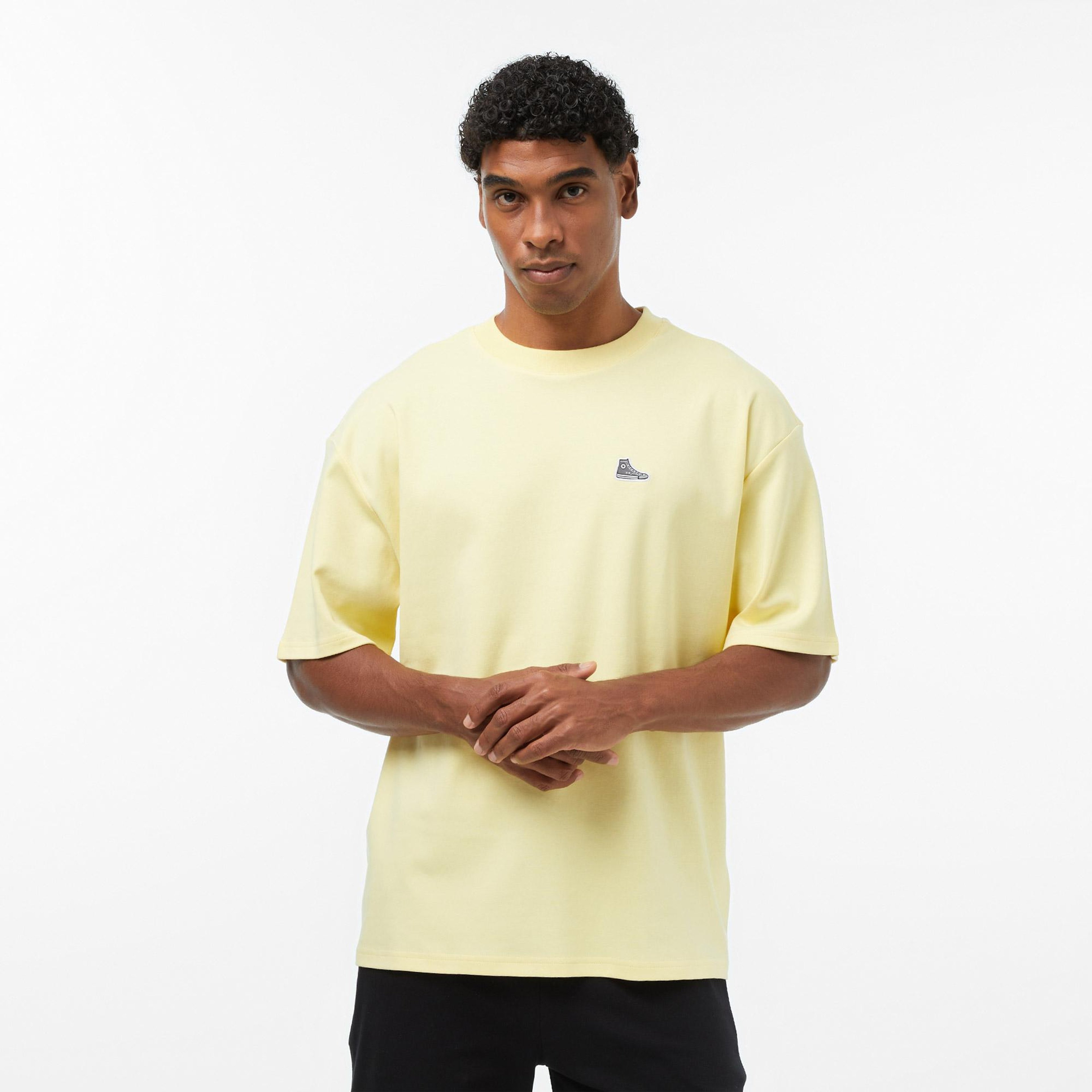 Converse Erkek Krem T-Shirt