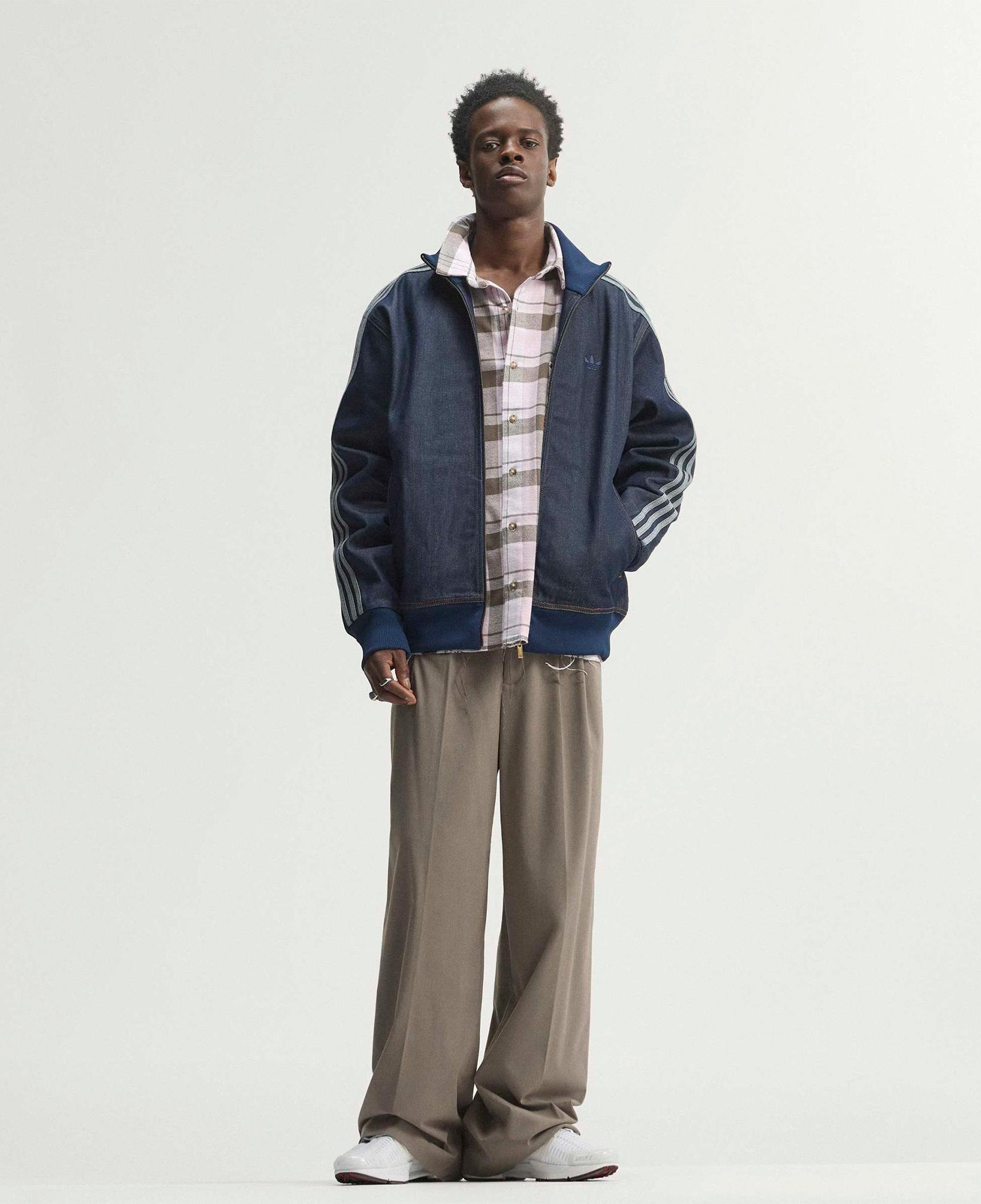 adidas Firebird Adicolor Raw Denim Erkek Lacivert Ceket