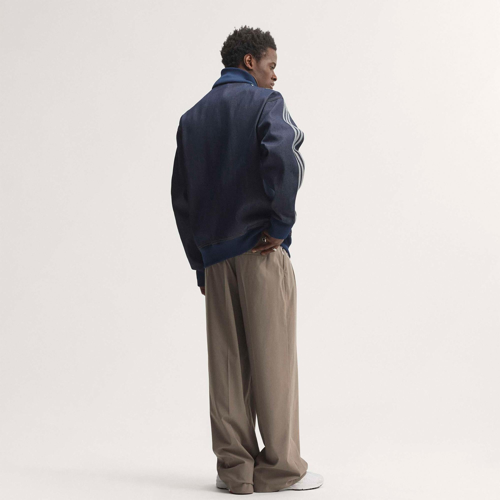 adidas Firebird Adicolor Raw Denim Erkek Lacivert Ceket