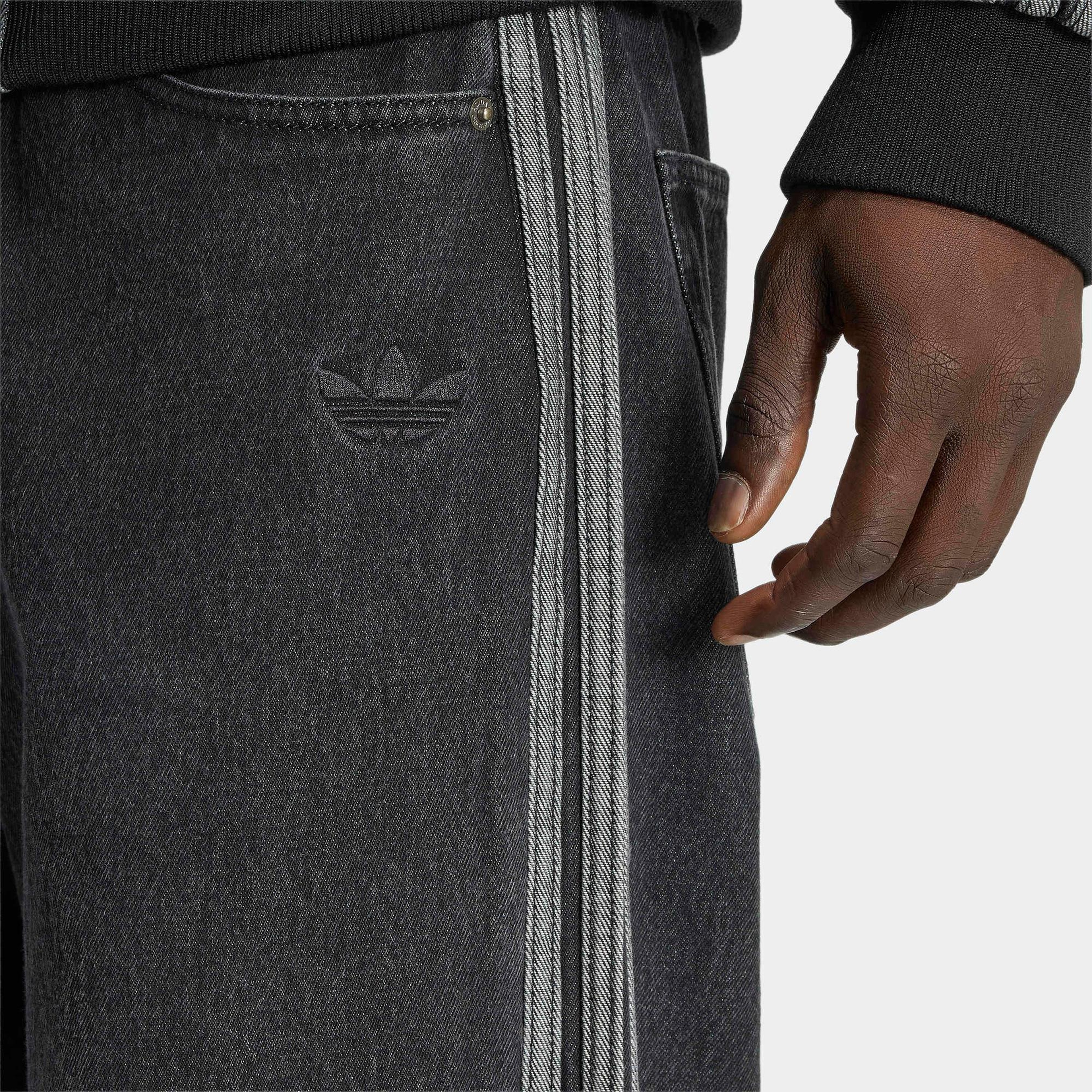 adidas Denim Straight Erkek Siyah Jean Pantolon