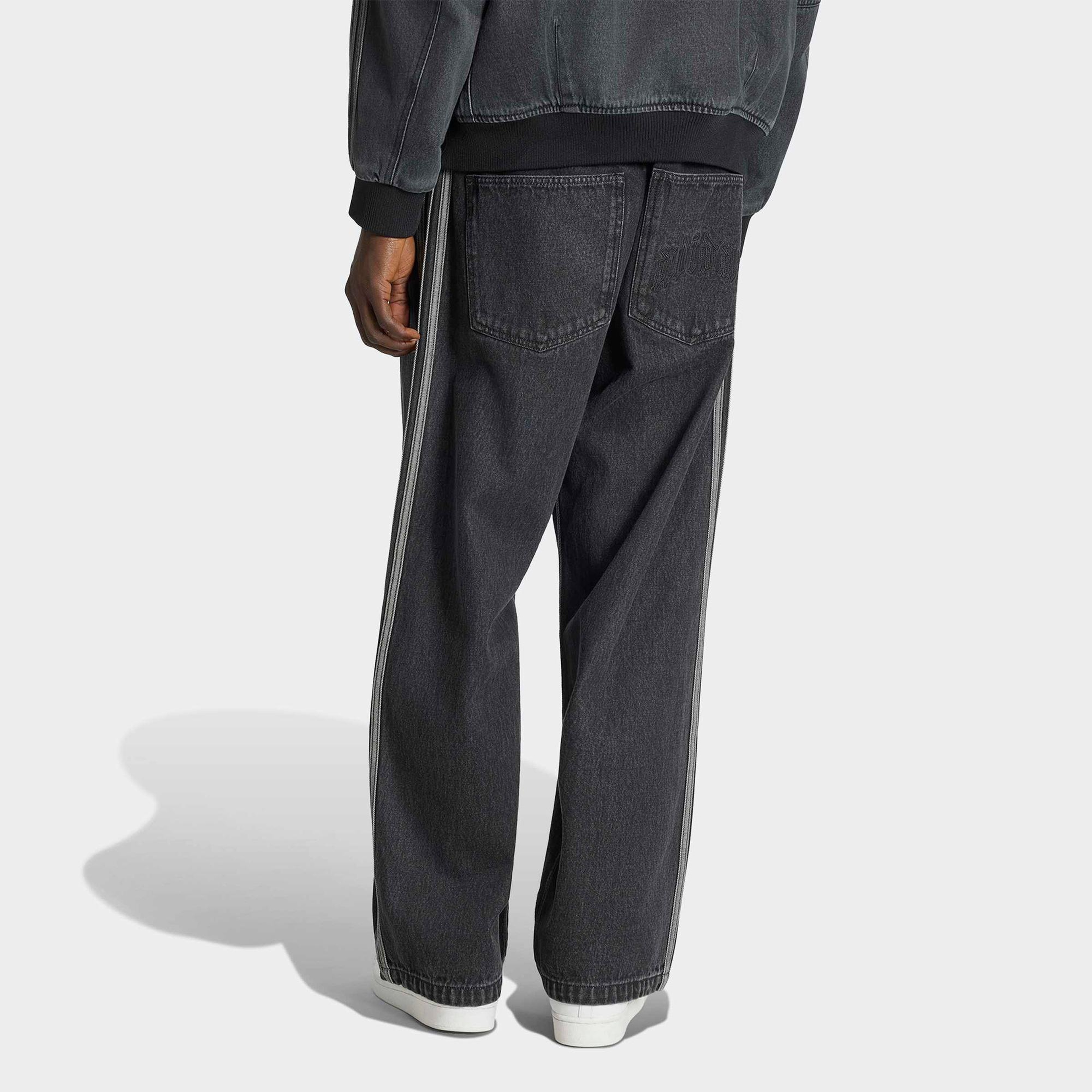 adidas Denim Straight Erkek Siyah Jean Pantolon