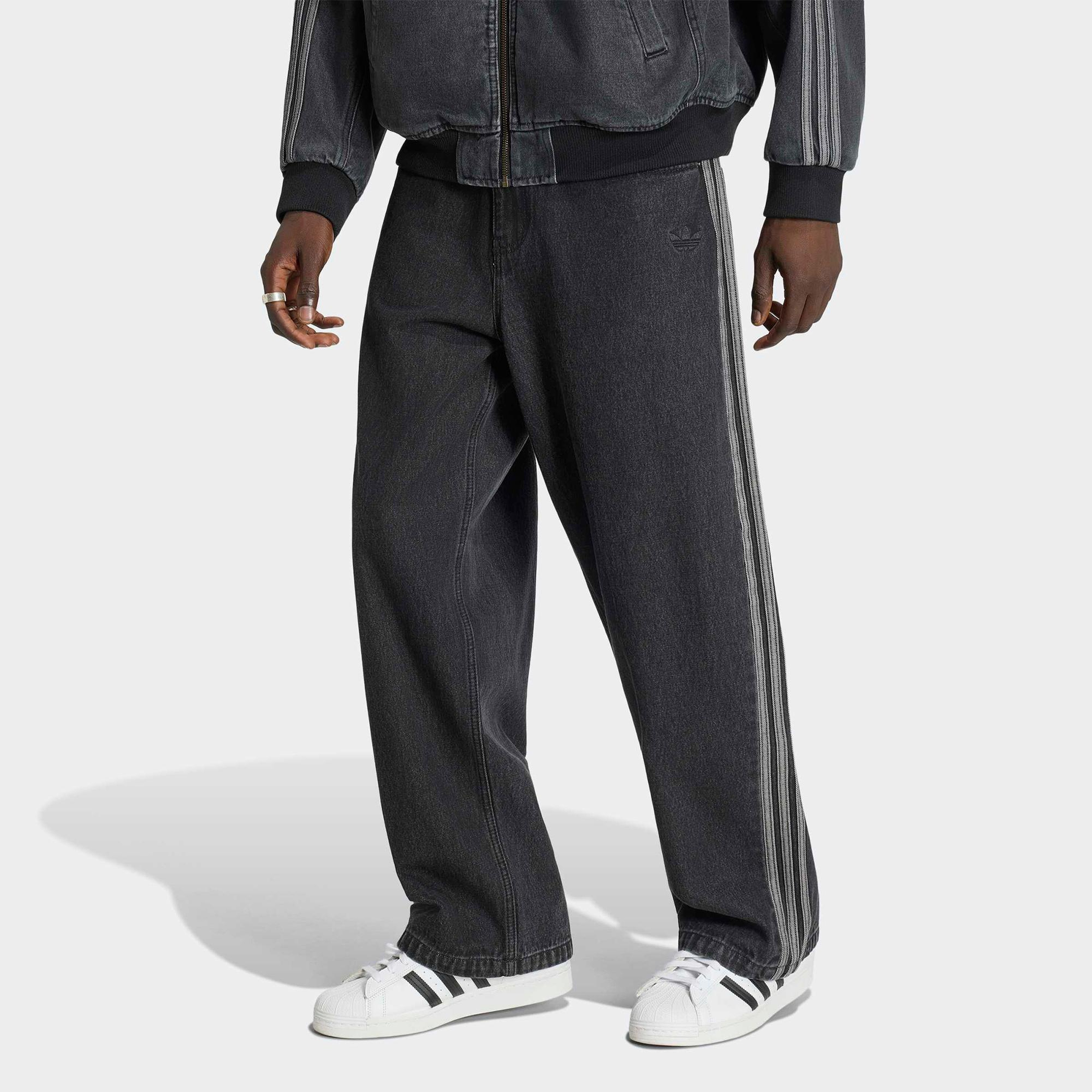 adidas Denim Straight Erkek Siyah Jean Pantolon